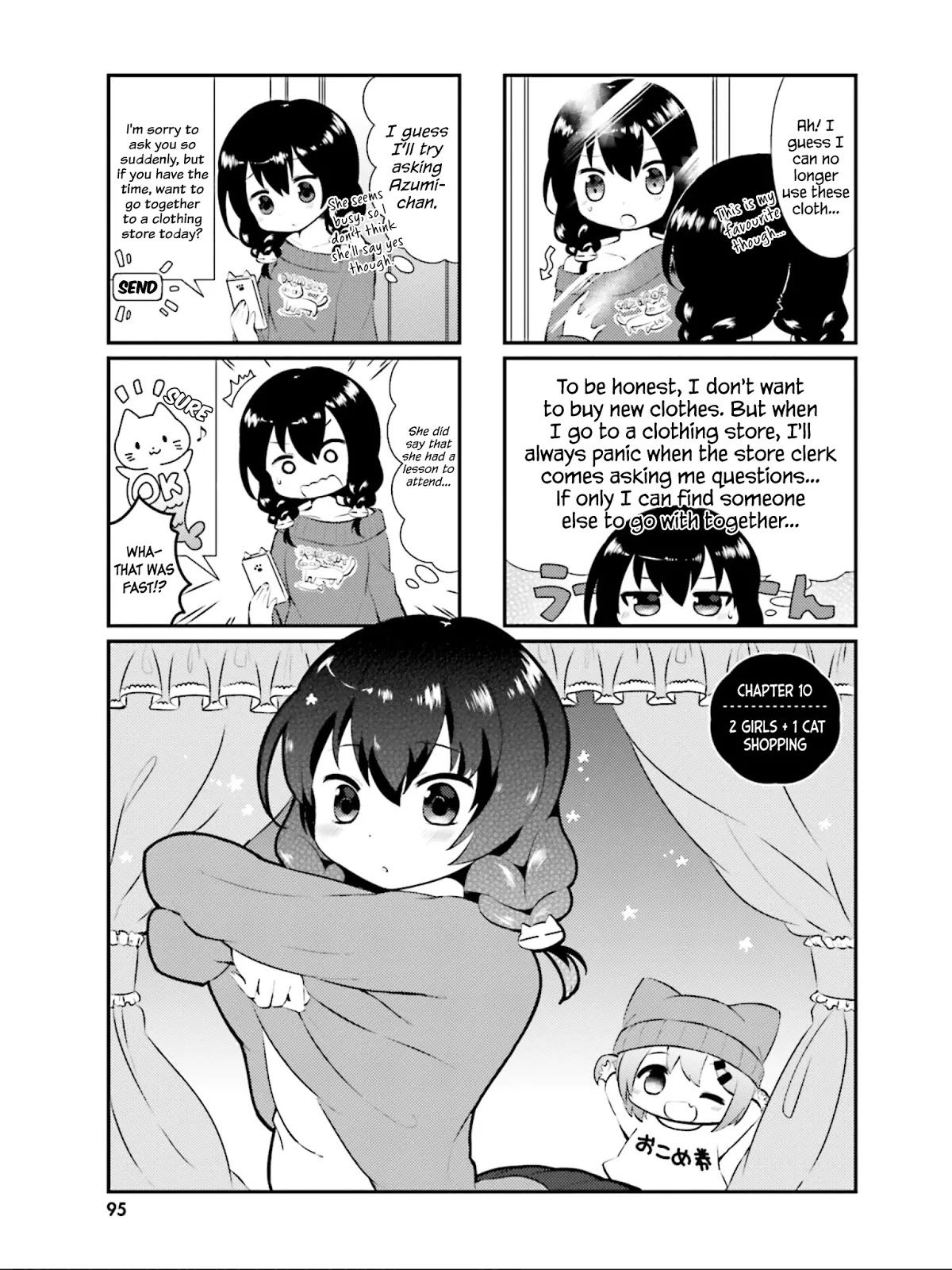 Nyanko Days Chapter 10 page 2 - Chapter 10: 2 Girls + 1 Cat Shopping