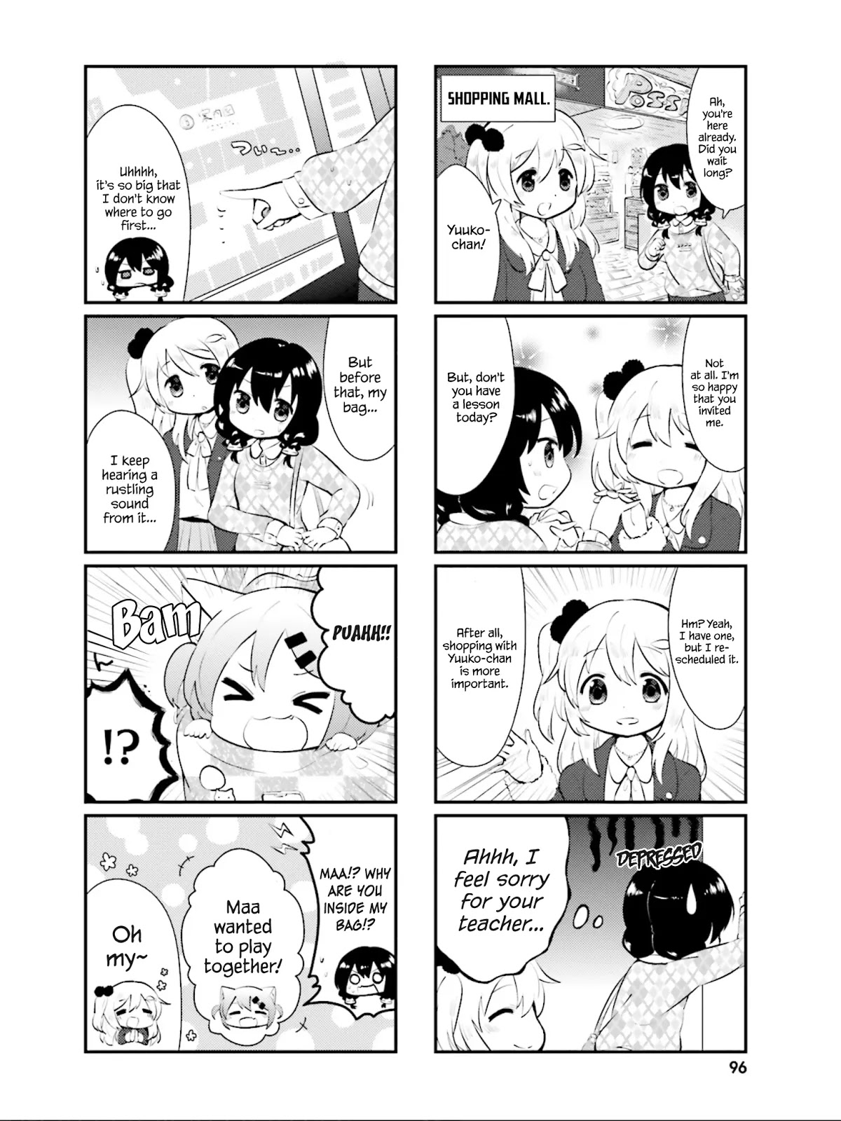 Nyanko Days Chapter 10 page 3 - Chapter 10: 2 Girls + 1 Cat Shopping