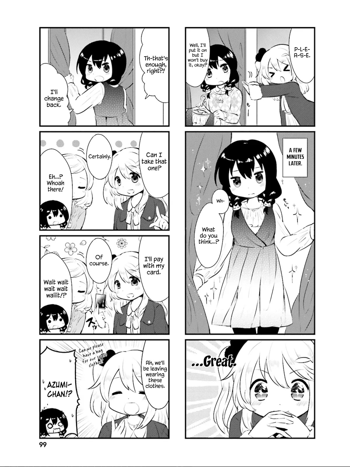 Nyanko Days Chapter 10 page 6 - Chapter 10: 2 Girls + 1 Cat Shopping