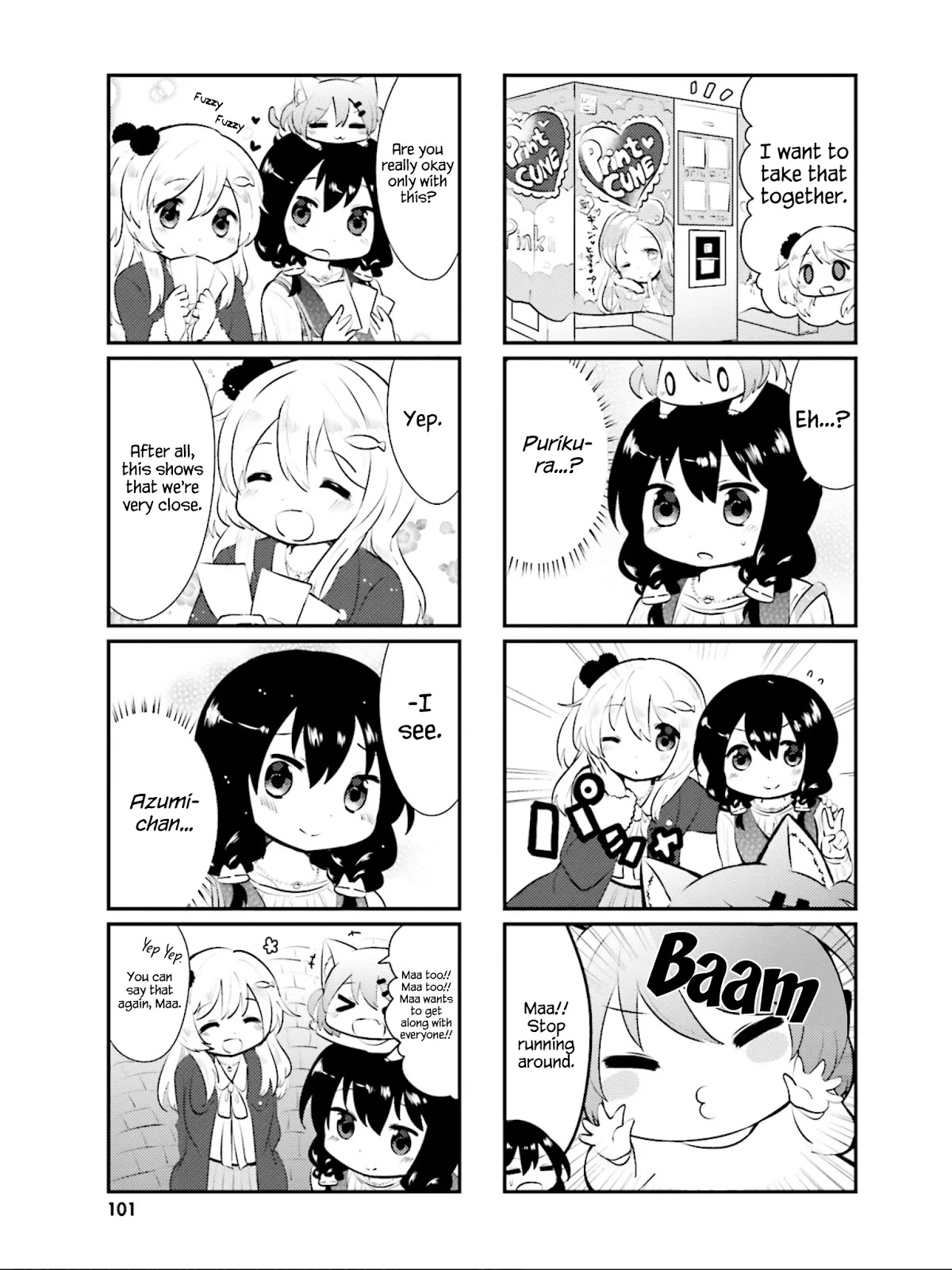 Nyanko Days Chapter 10 page 8 - Chapter 10: 2 Girls + 1 Cat Shopping