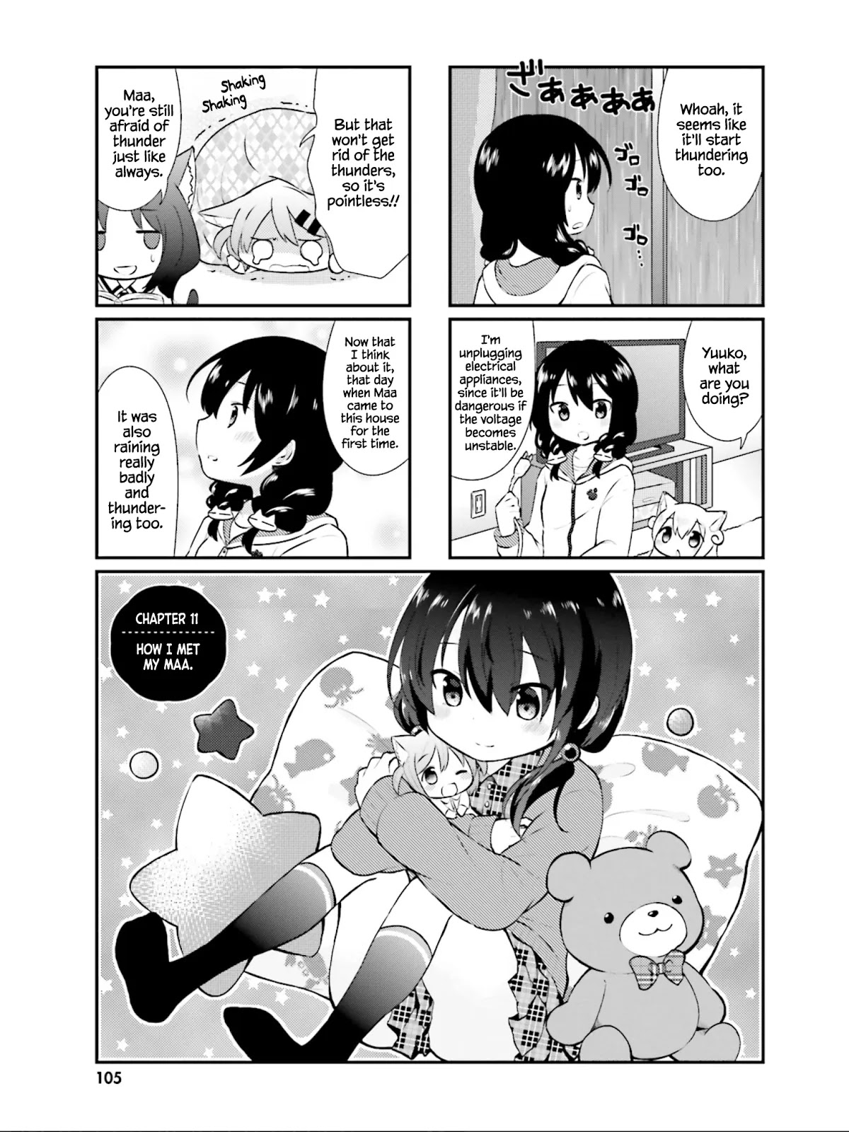Nyanko Days Chapter 11 page 2 - Chapter 11: How I Met My Maa