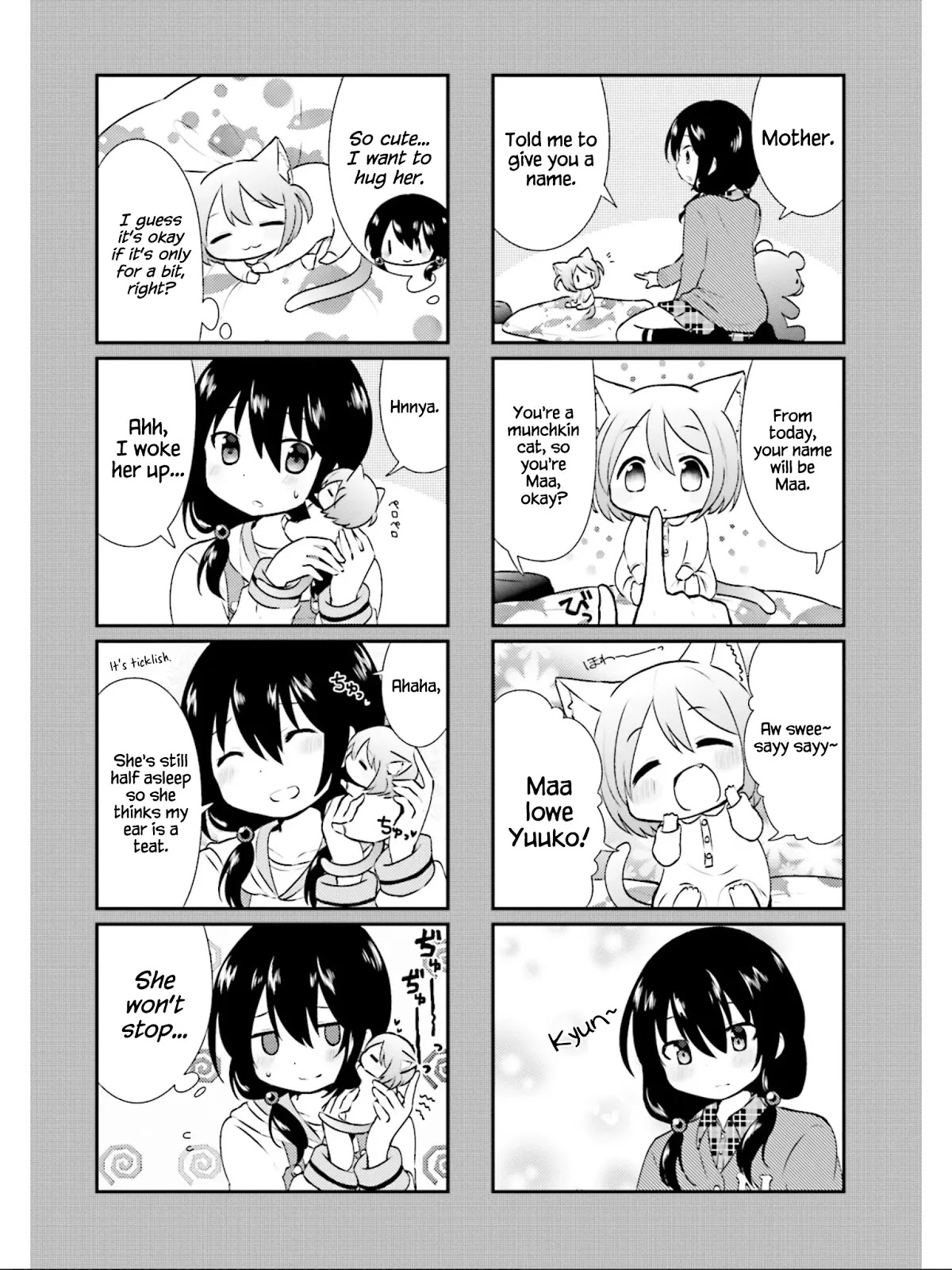 Nyanko Days Chapter 11 page 5 - Chapter 11: How I Met My Maa