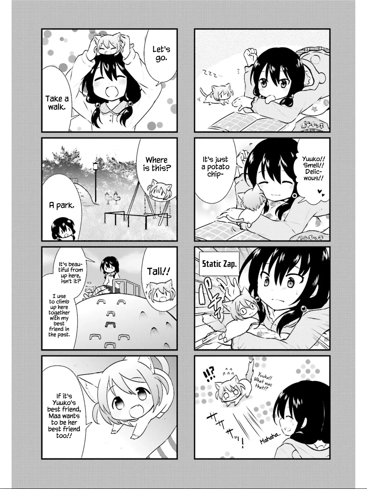 Nyanko Days Chapter 11 page 6 - Chapter 11: How I Met My Maa