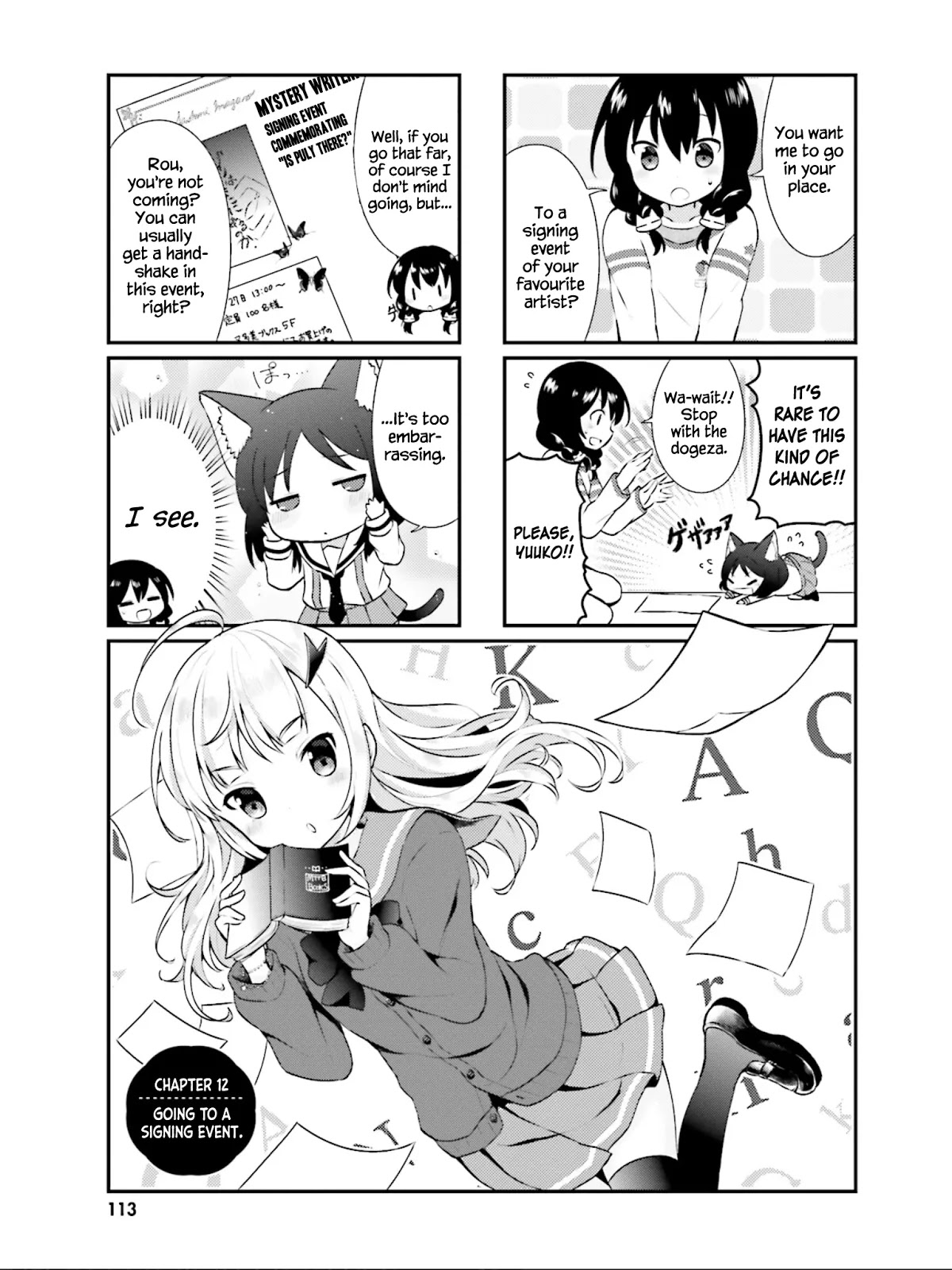 Nyanko Days Chapter 12 page 2 - Chapter 12: Going to a Signing Event