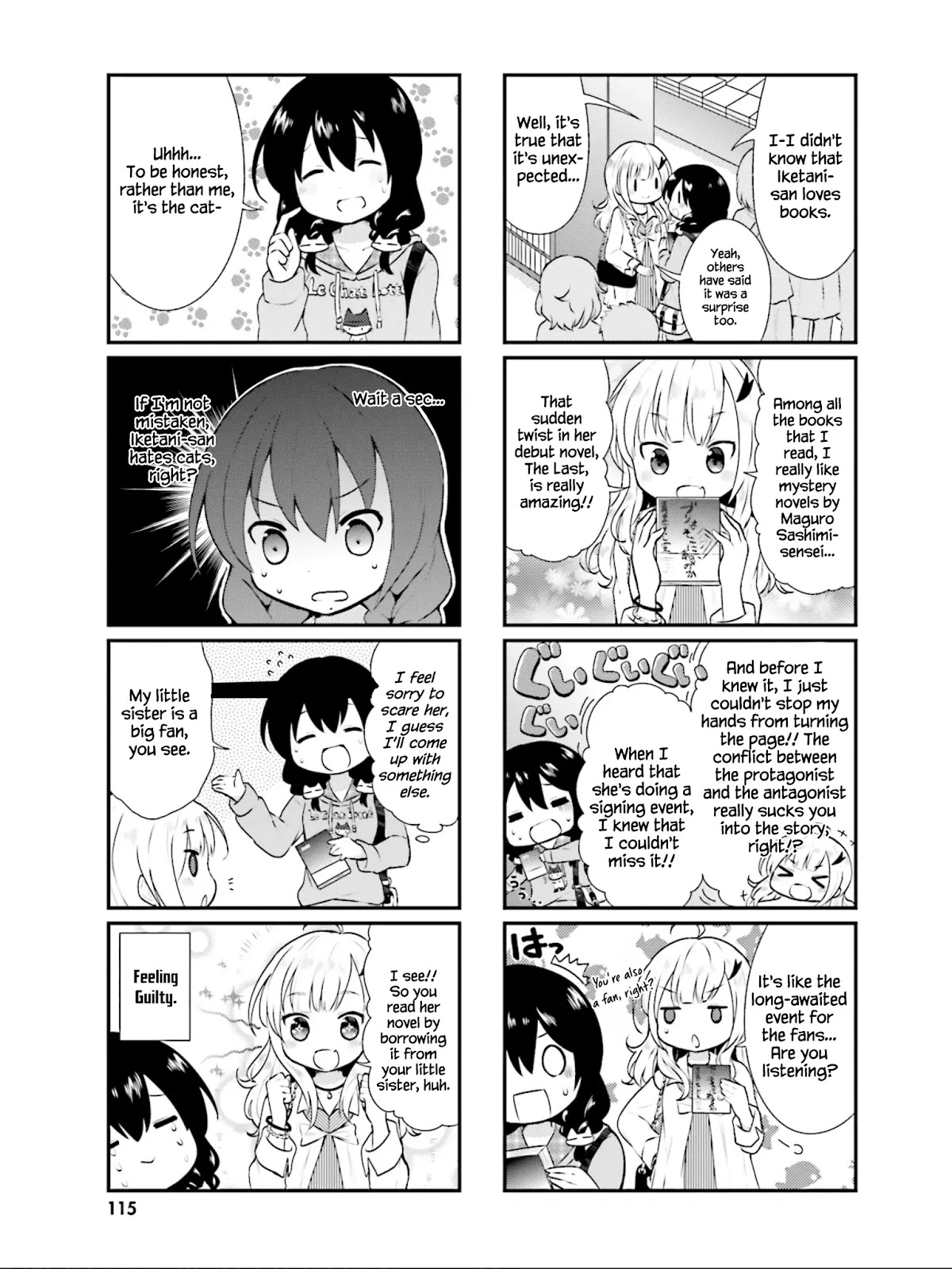 Nyanko Days Chapter 12 page 4 - Chapter 12: Going to a Signing Event