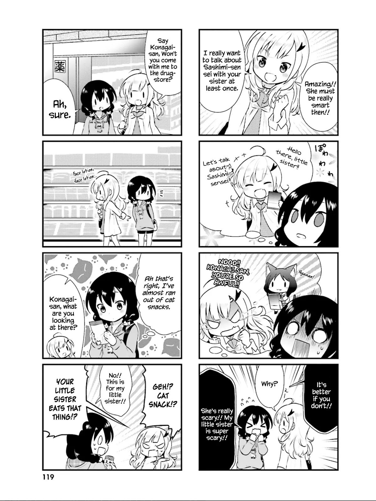 Nyanko Days Chapter 12 page 8 - Chapter 12: Going to a Signing Event