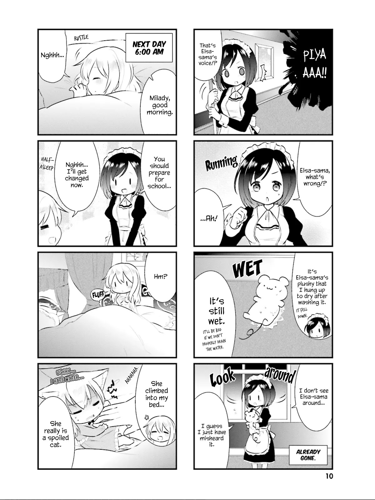 Nyanko Days Chapter 14 page 11 - Chapter 14: A Day in Elsa's Life
