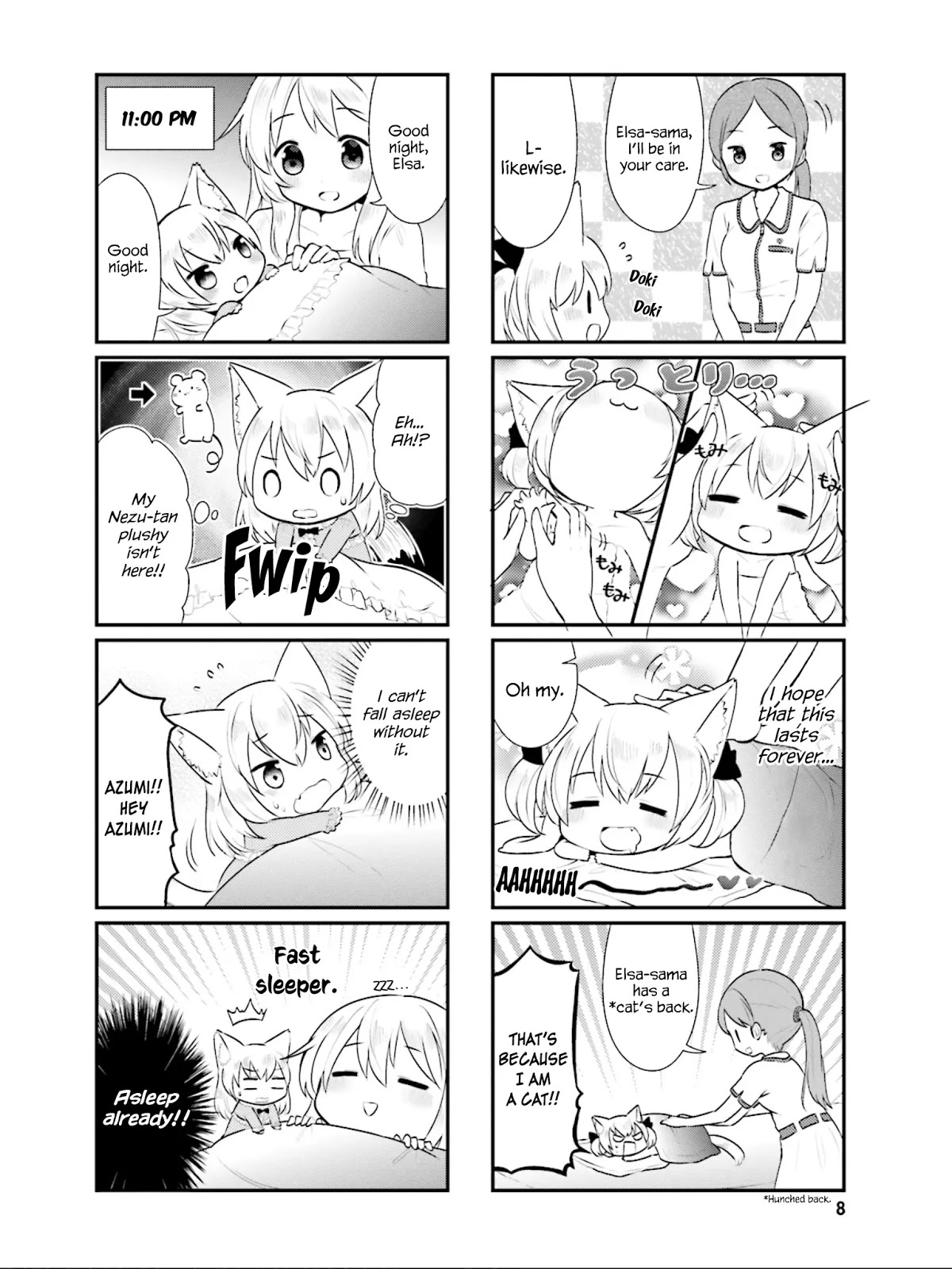 Nyanko Days Chapter 14 page 9 - Chapter 14: A Day in Elsa's Life