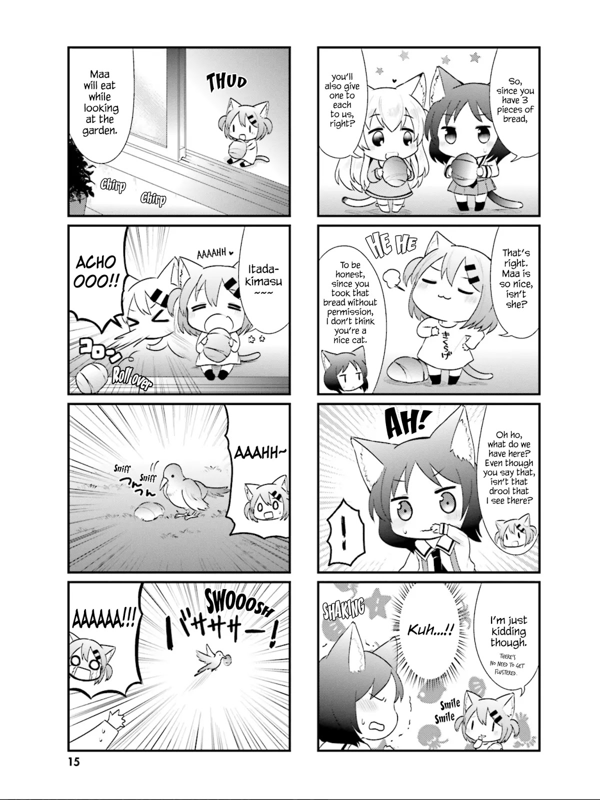 Nyanko Days Chapter 15 page 4 - Chapter 15: Maa's Drawing