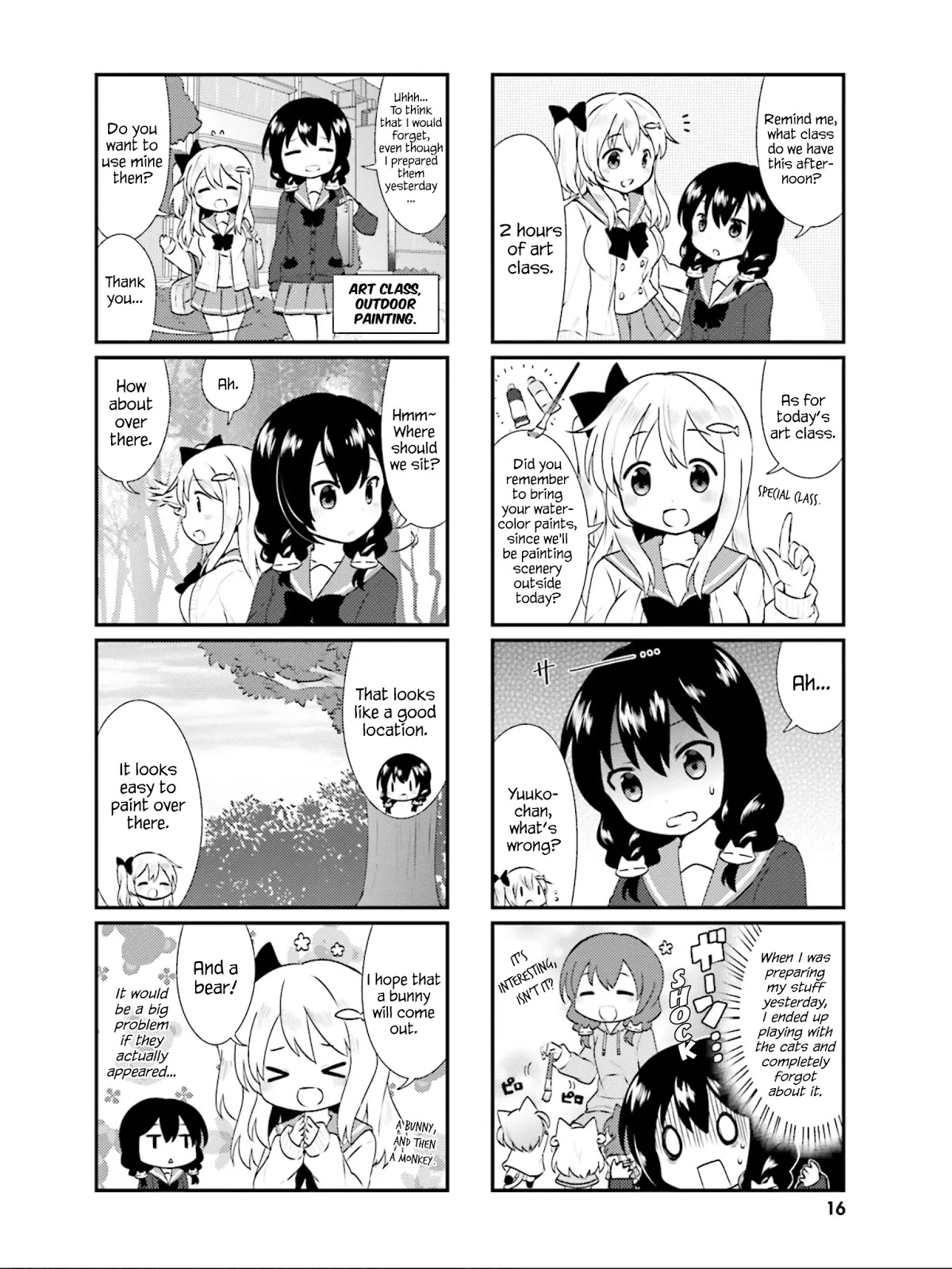 Nyanko Days Chapter 15 page 5 - Chapter 15: Maa's Drawing