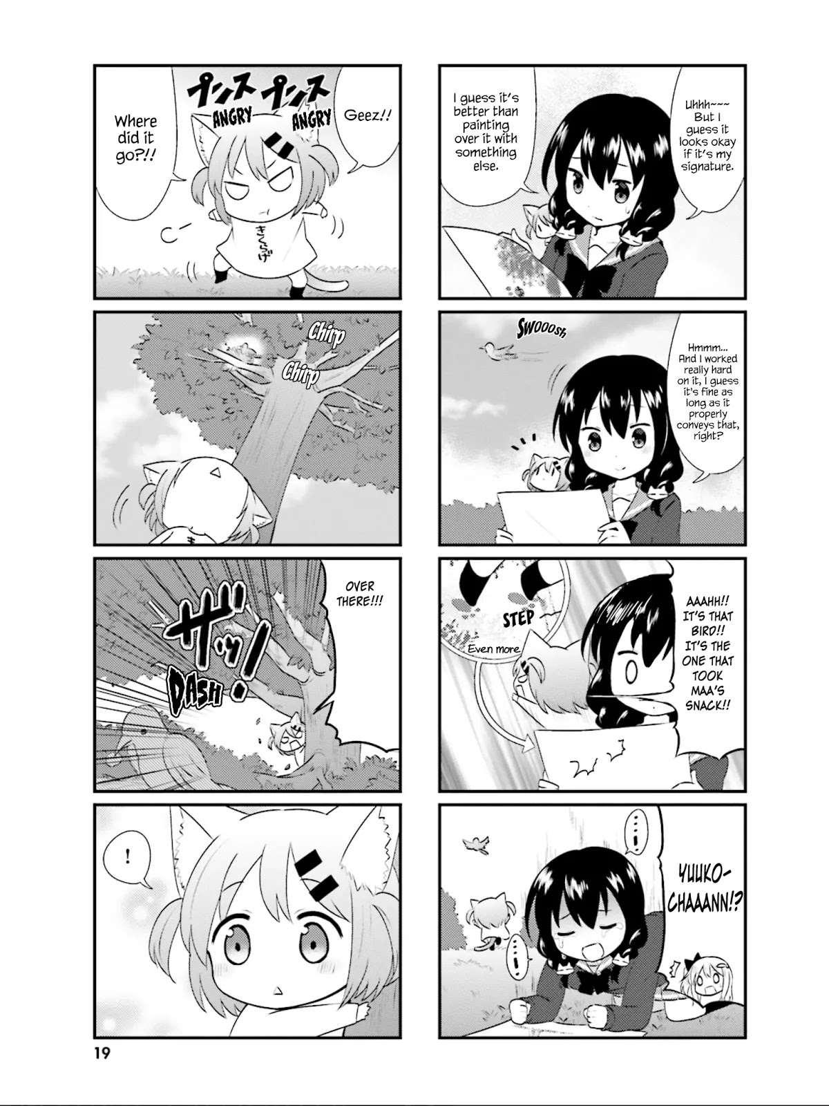 Nyanko Days Chapter 15 page 8 - Chapter 15: Maa's Drawing