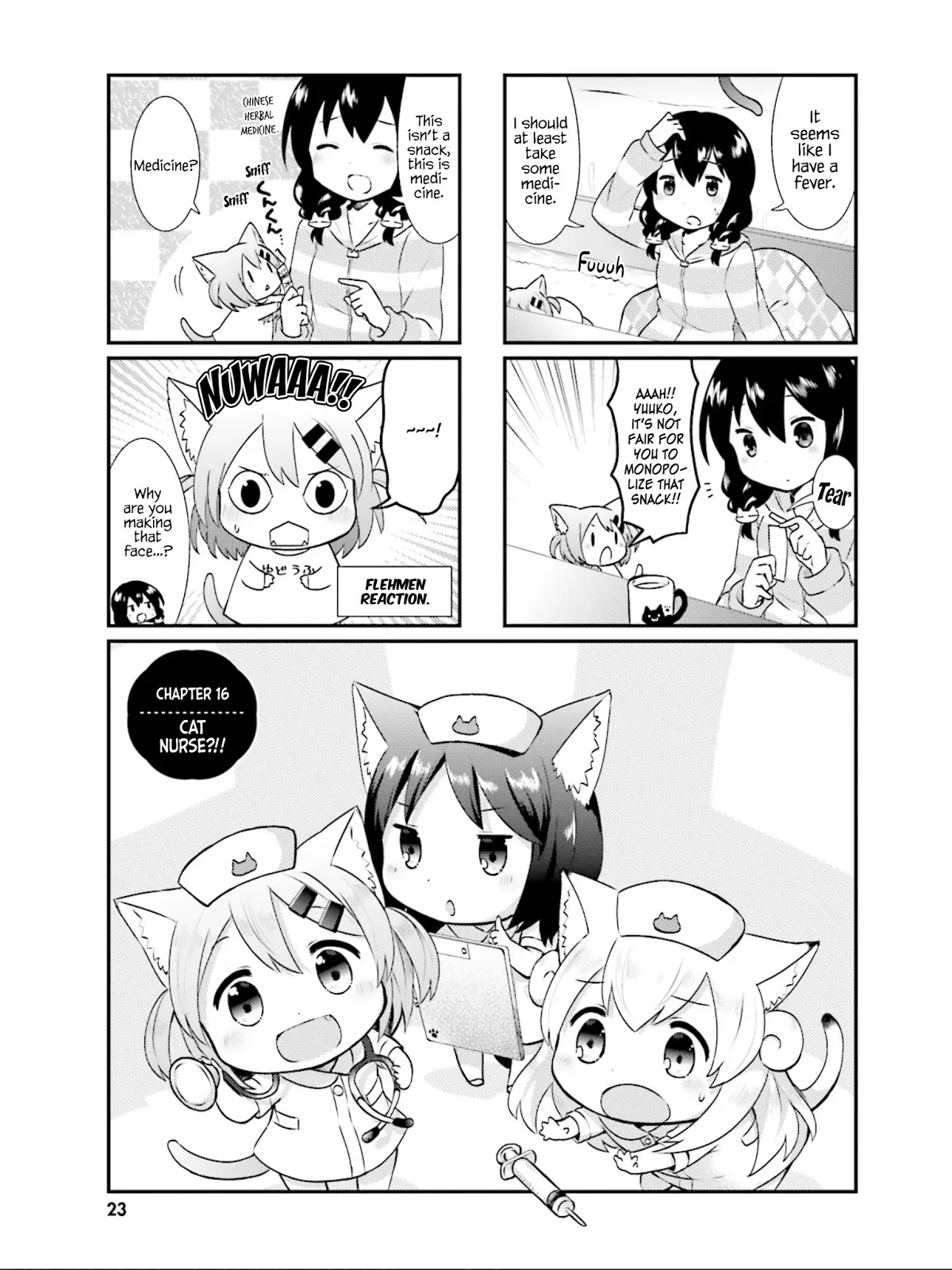 Nyanko Days Chapter 16 page 2 - Chapter 16: Cat Nurse?!!