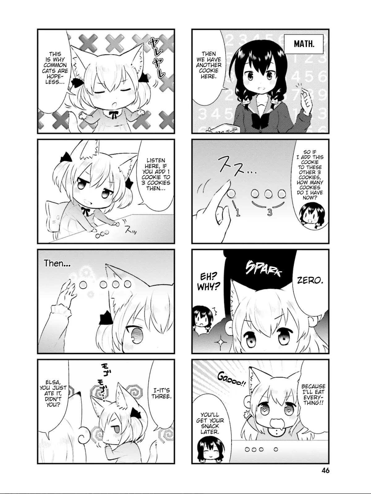 Nyanko Days Chapter 18 page 5 - Chapter 18: Cat and School