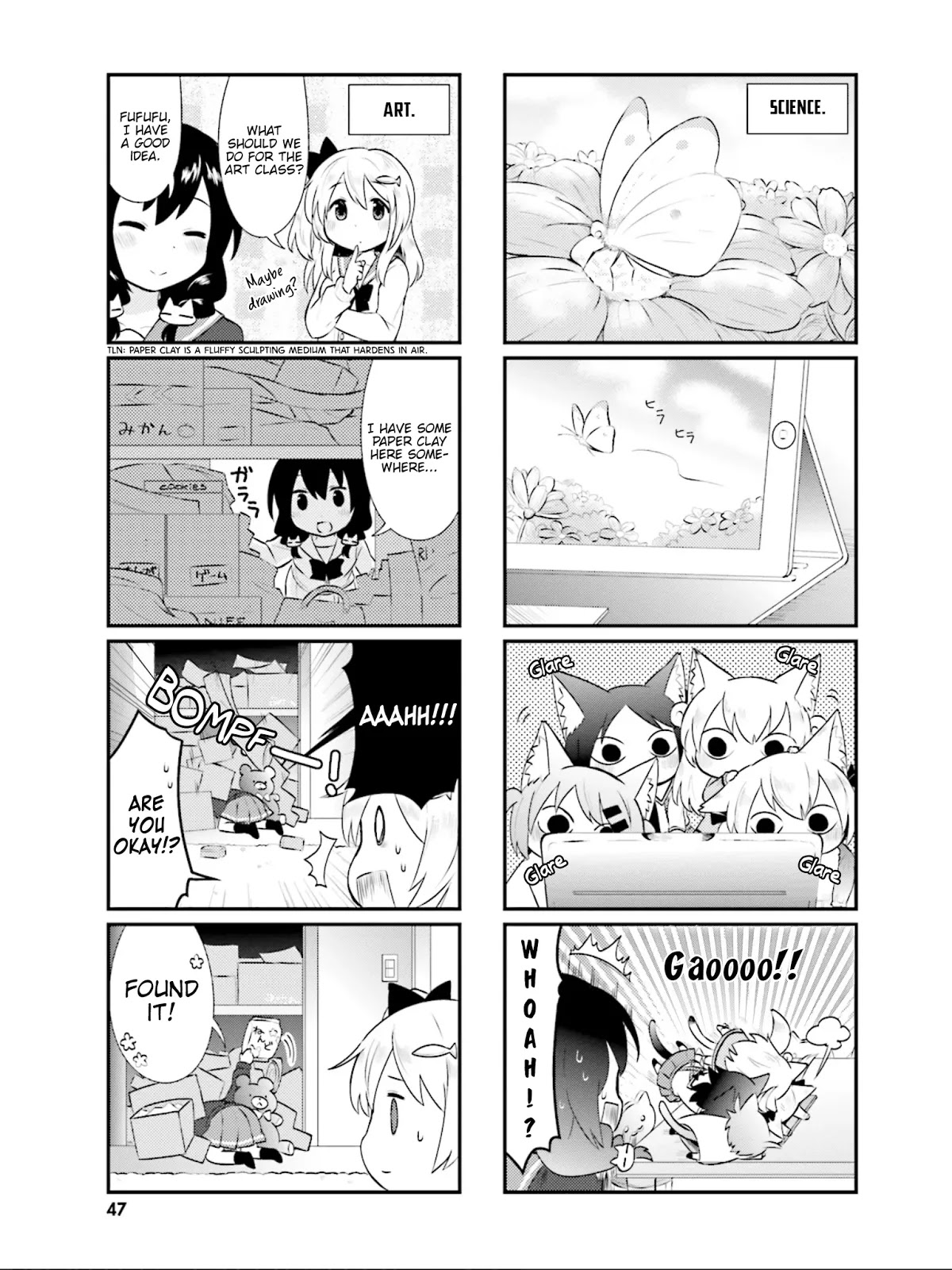 Nyanko Days Chapter 18 page 6 - Chapter 18: Cat and School