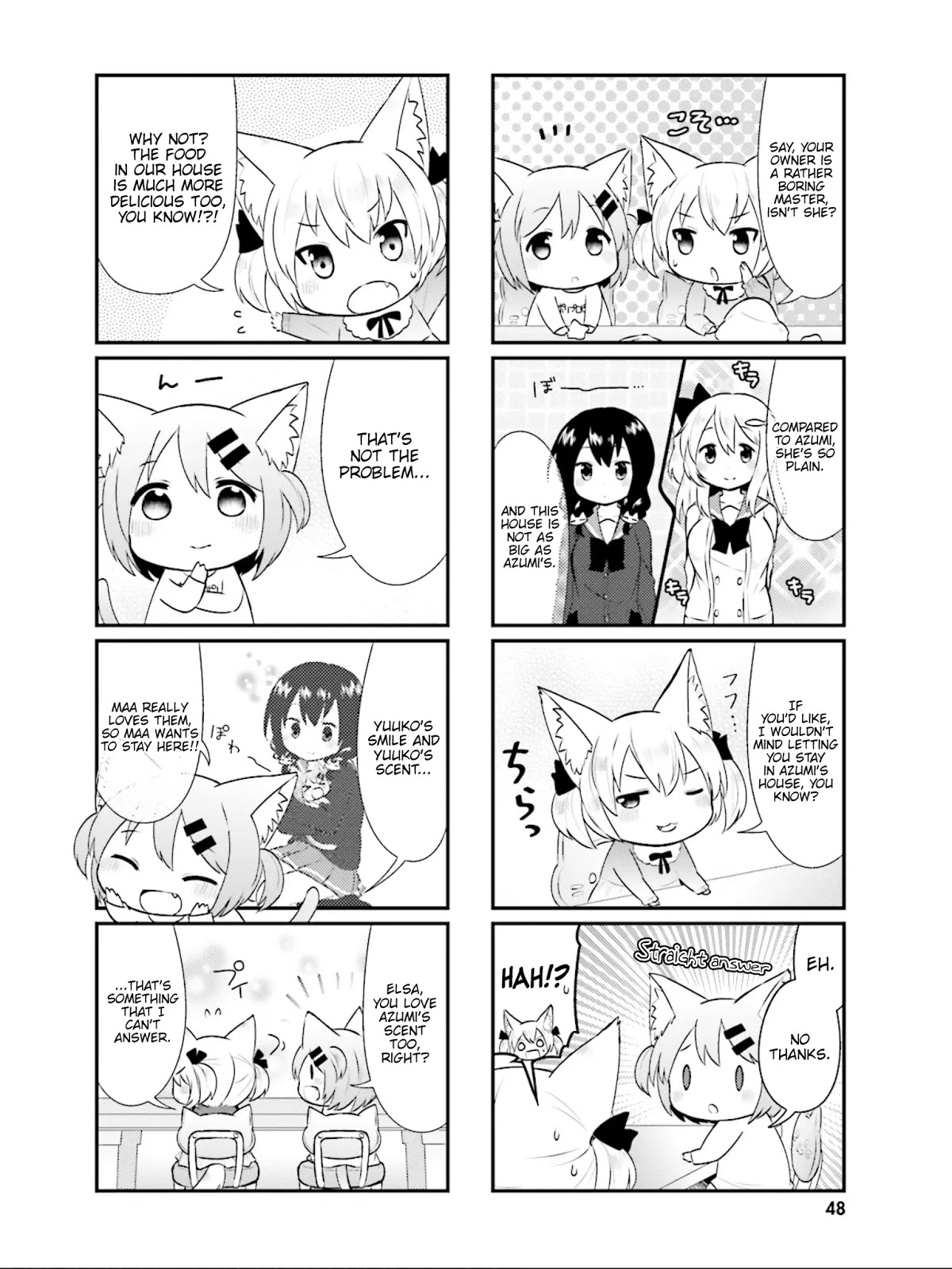 Nyanko Days Chapter 18 page 7 - Chapter 18: Cat and School