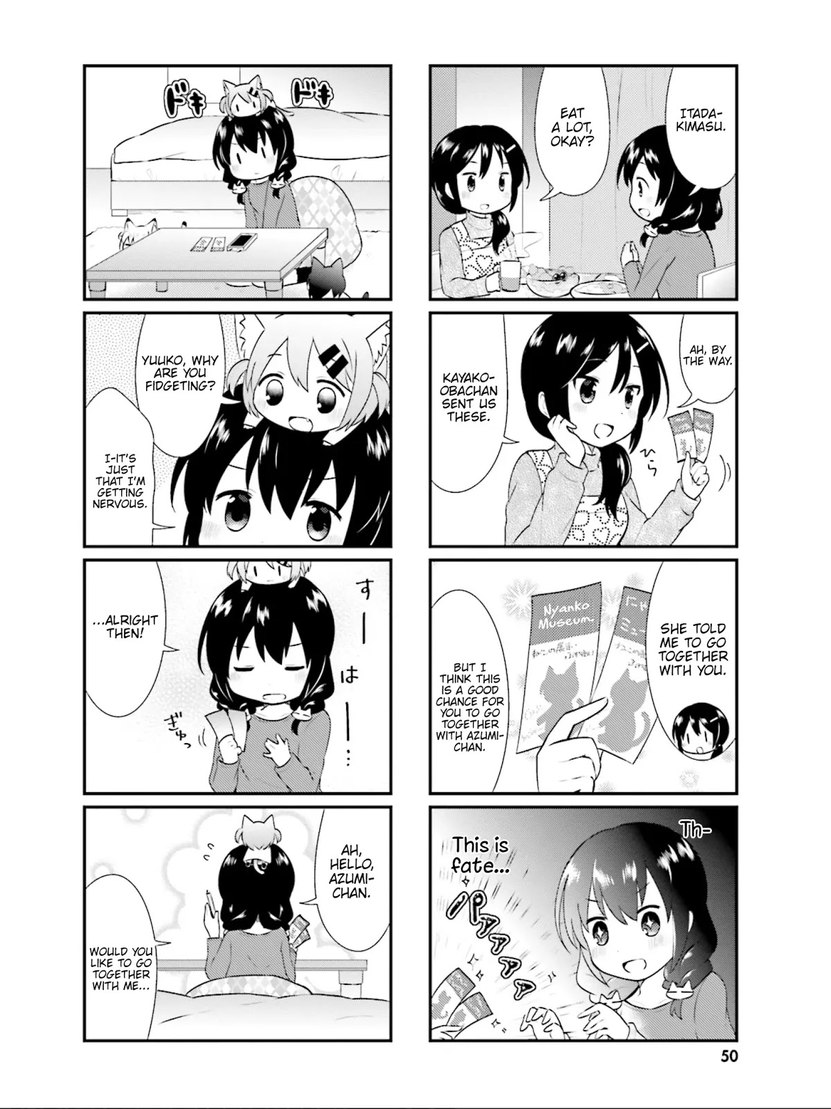 Nyanko Days Chapter 18 page 9 - Chapter 18: Cat and School