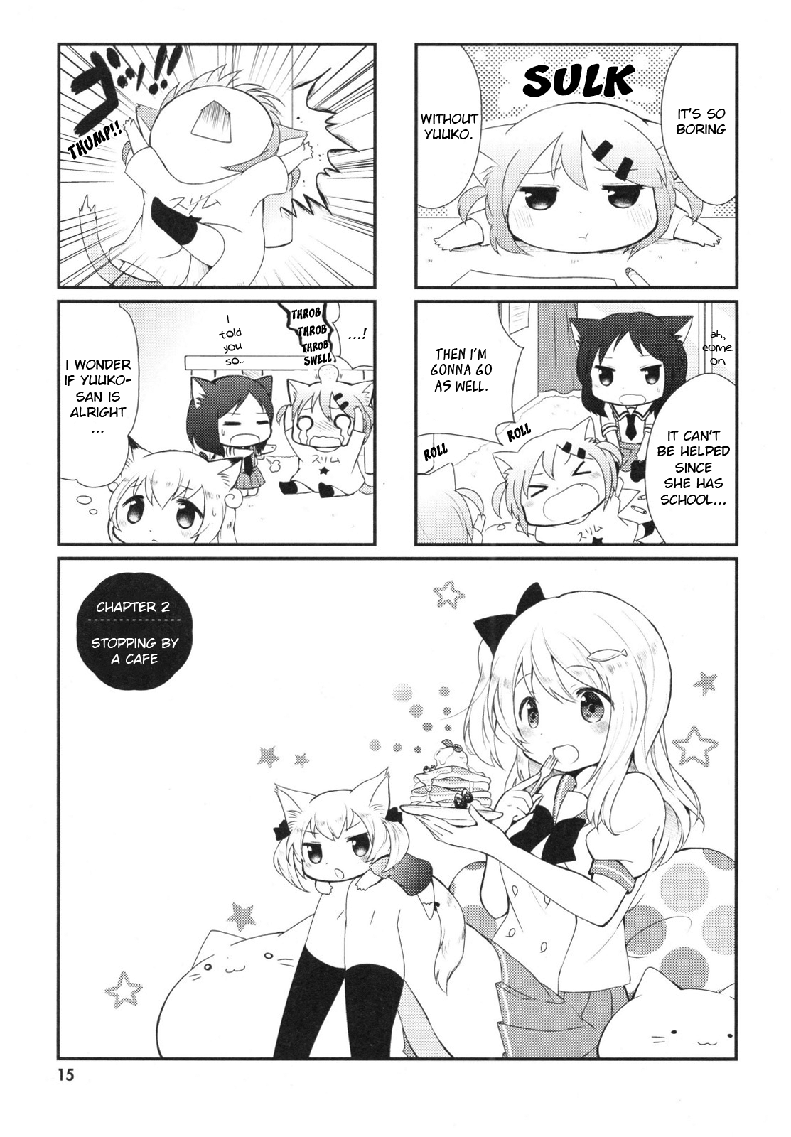 Nyanko Days Chapter 2 page 1 - Chapter 2: Stopping By A Cafe