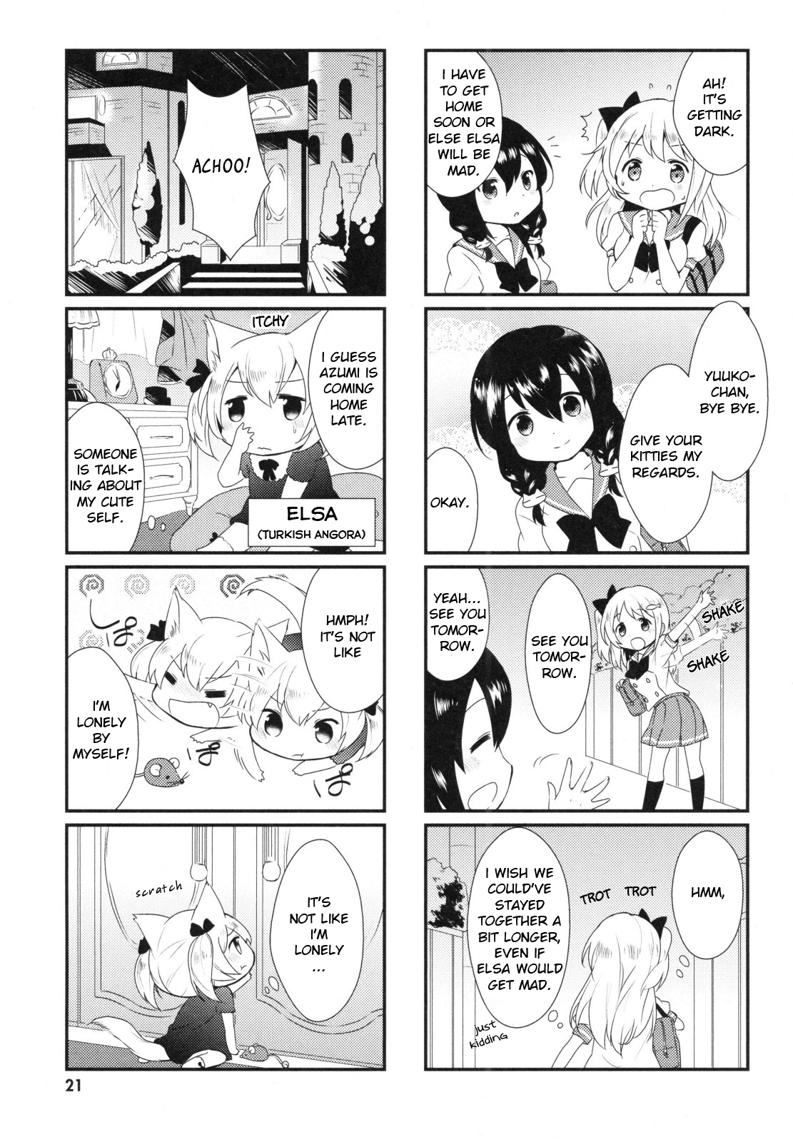 Nyanko Days Chapter 2 page 7 - Chapter 2: Stopping By A Cafe