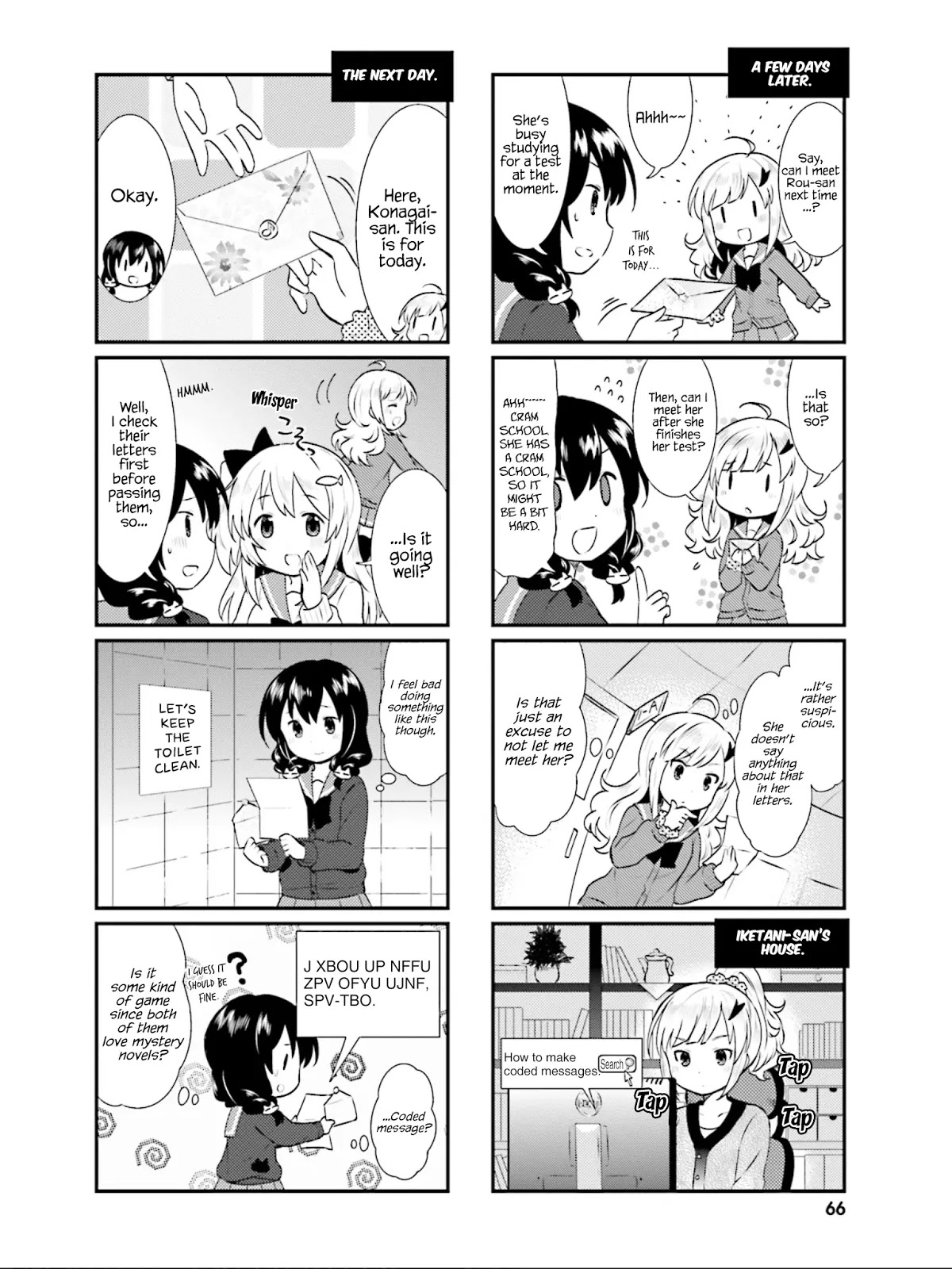 Nyanko Days Chapter 20 page 7 - Chapter 20: Let's Write Letters