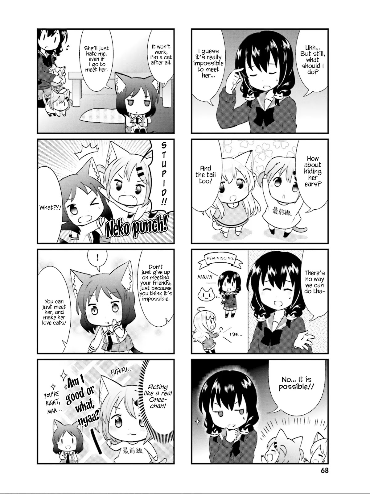 Nyanko Days Chapter 20 page 9 - Chapter 20: Let's Write Letters