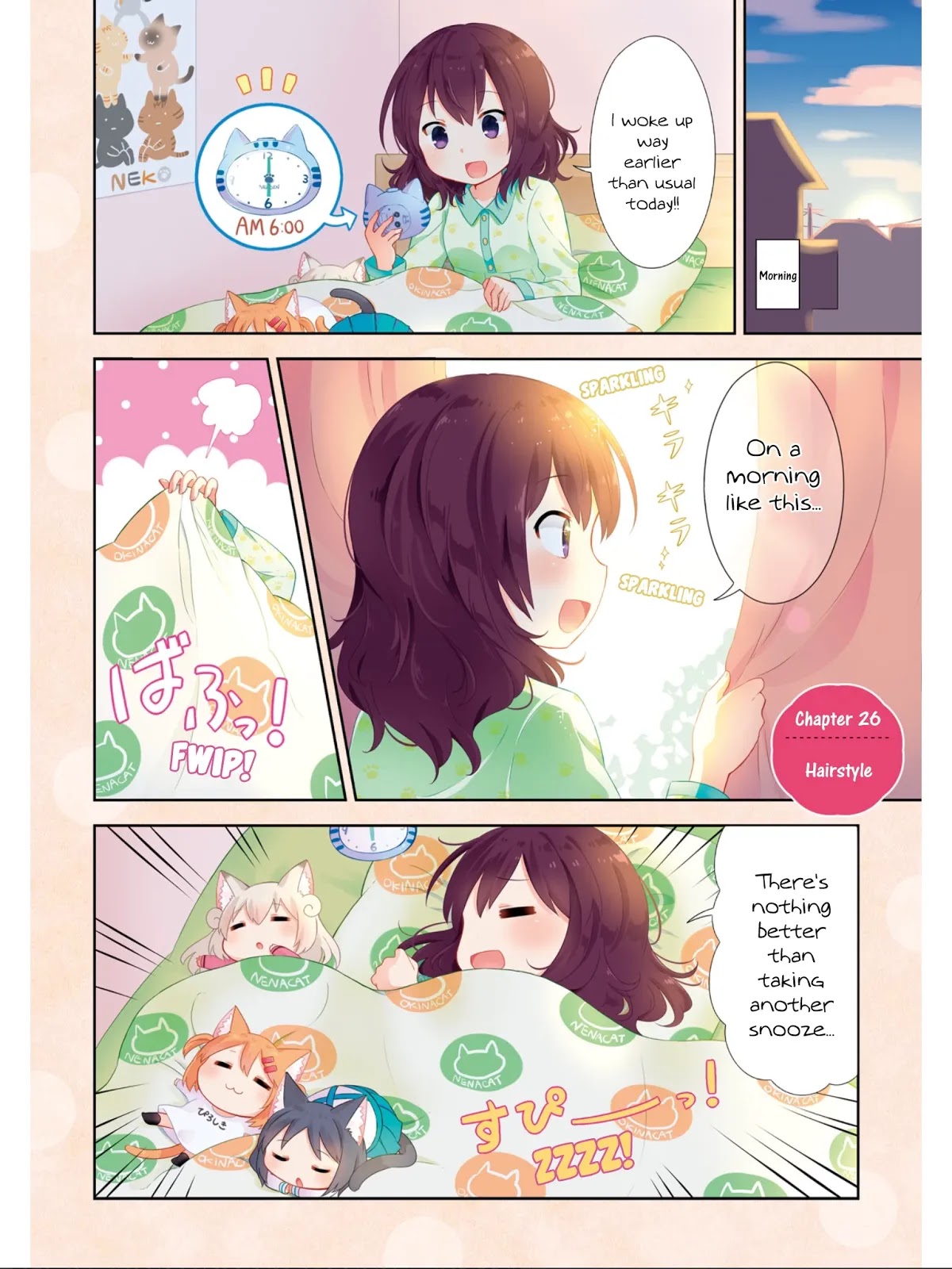 Nyanko Days Chapter 26 page 5 - Chapter 26: Hairstyle