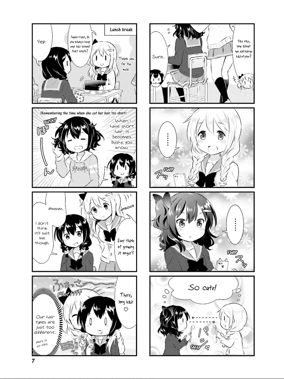 Nyanko Days Chapter 26 page 8 - Chapter 26: Hairstyle