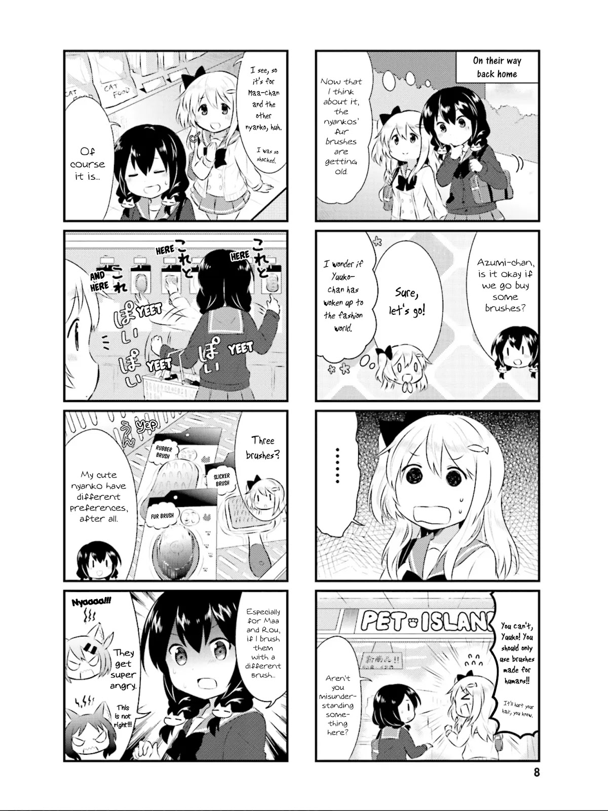 Nyanko Days Chapter 26 page 9 - Chapter 26: Hairstyle