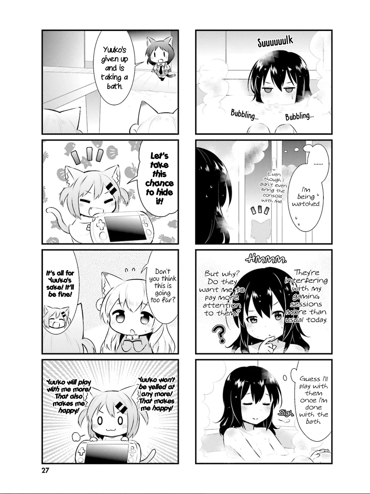 Nyanko Days Chapter 28 page 6 - Chapter 28: Operation "Don't Let Yuuko Play!"