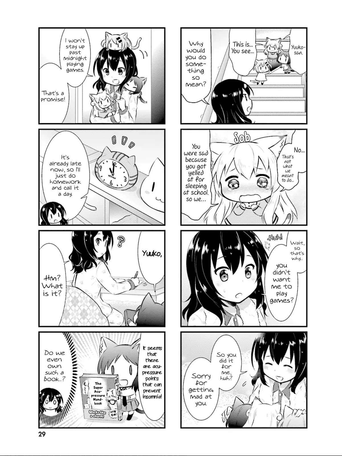 Nyanko Days Chapter 28 page 8 - Chapter 28: Operation "Don't Let Yuuko Play!"