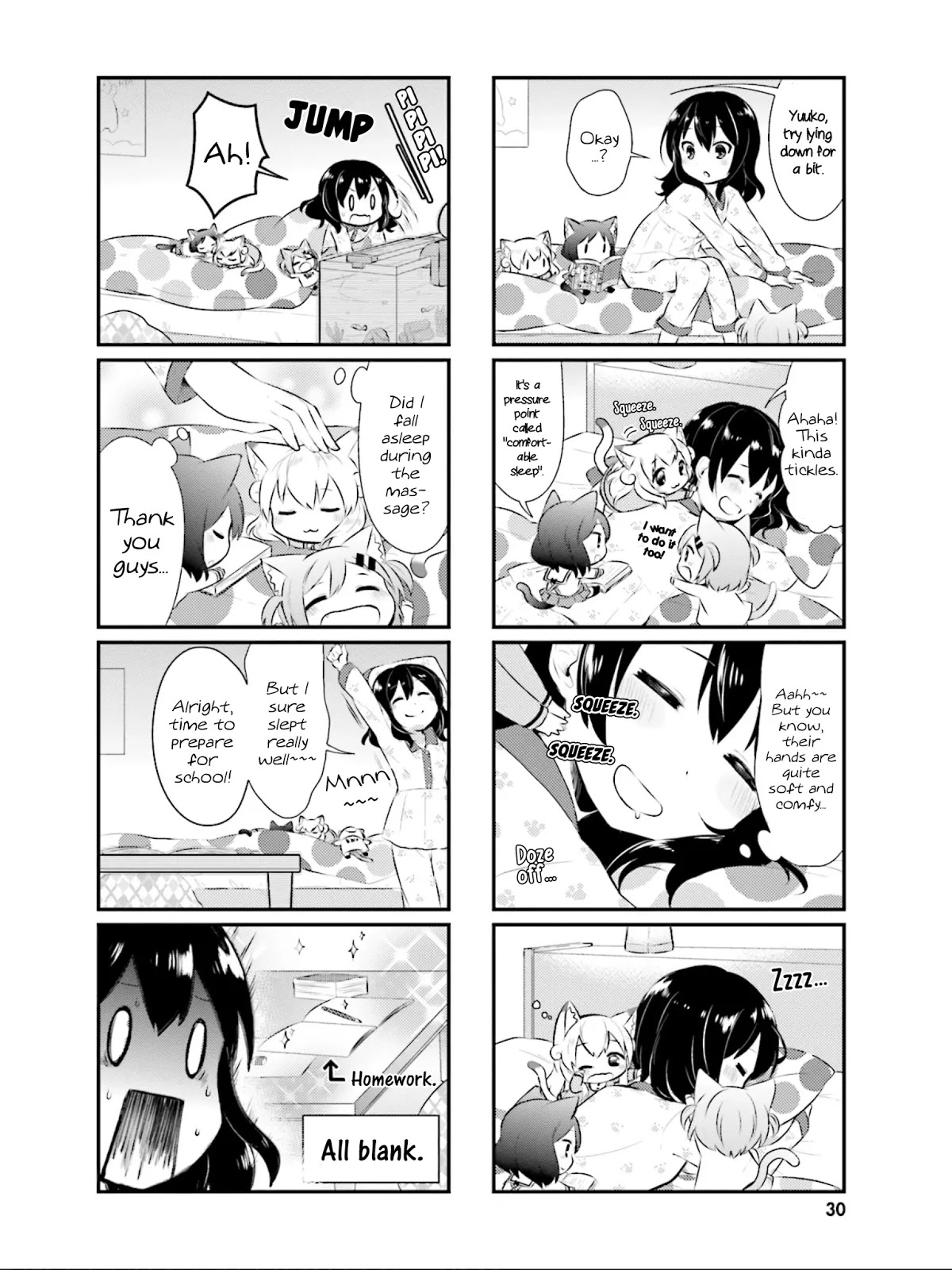 Nyanko Days Chapter 28 page 9 - Chapter 28: Operation "Don't Let Yuuko Play!"