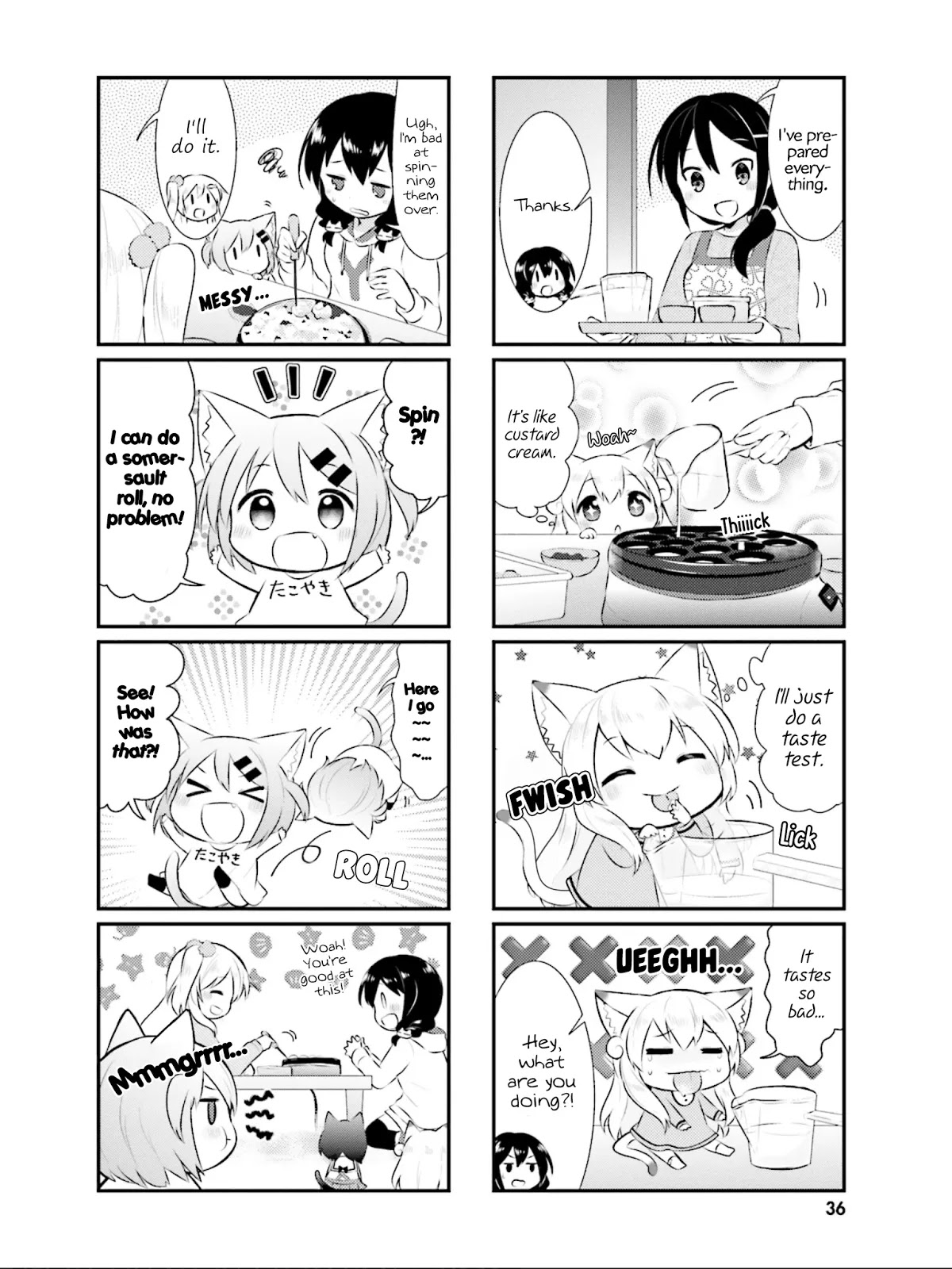 Nyanko Days Chapter 29 page 5 - Chapter 29: A Takoyaki Party With the Nyanko