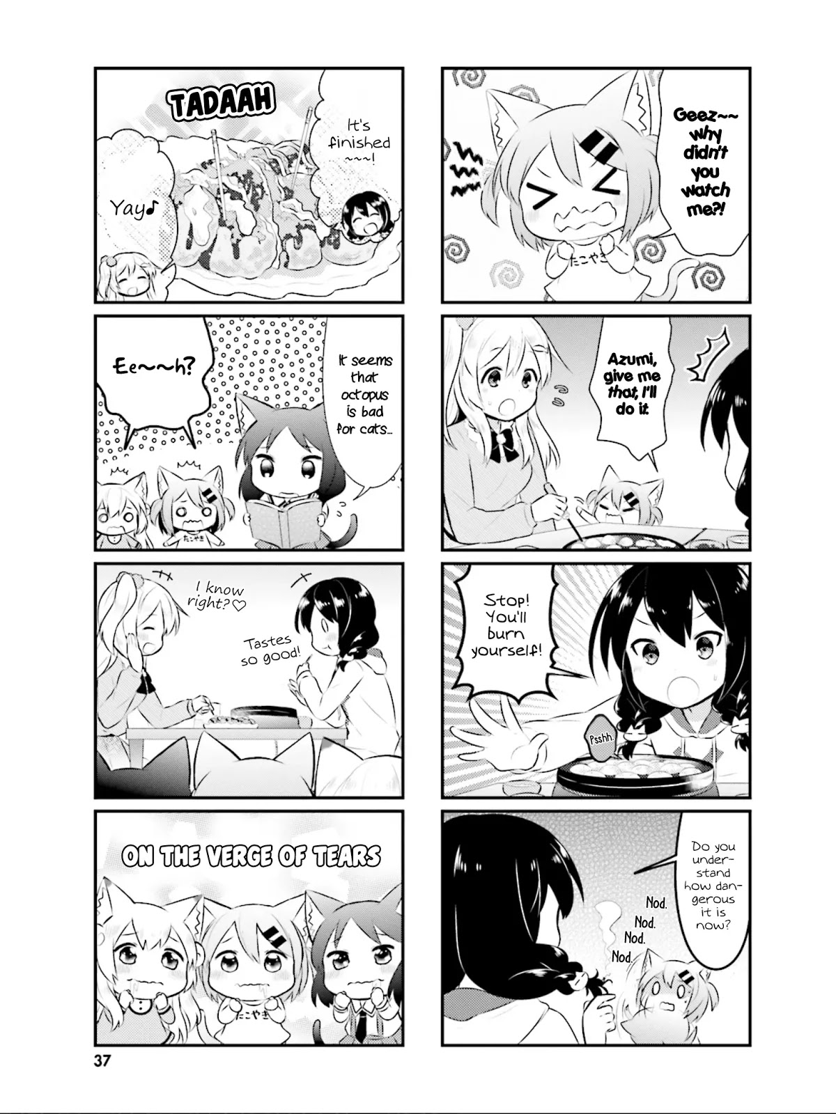 Nyanko Days Chapter 29 page 6 - Chapter 29: A Takoyaki Party With the Nyanko