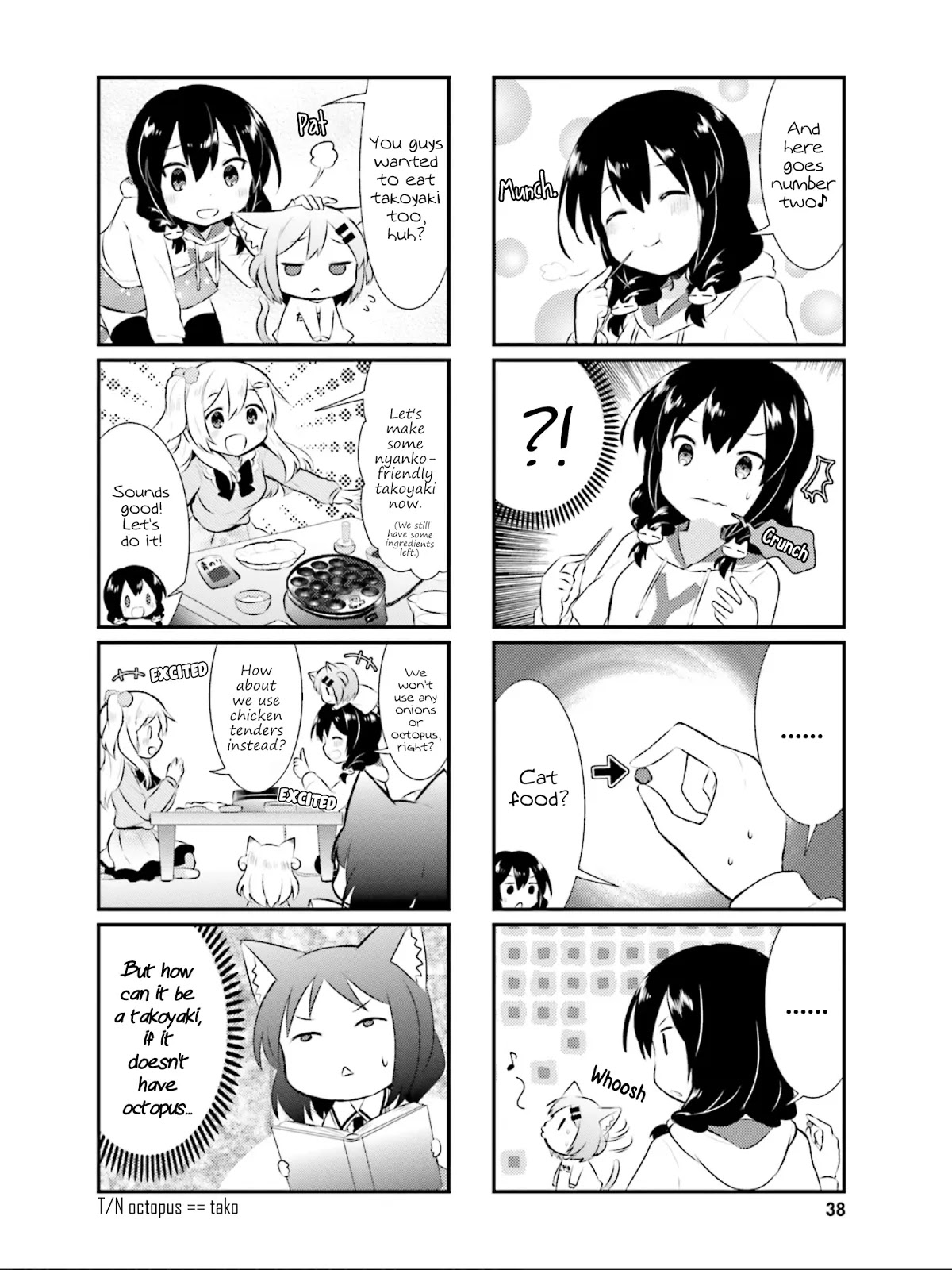 Nyanko Days Chapter 29 page 7 - Chapter 29: A Takoyaki Party With the Nyanko