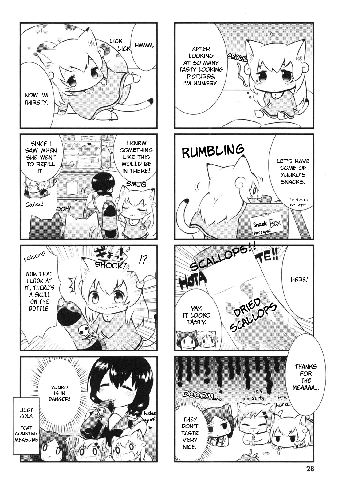 Nyanko Days Chapter 3 page 4 - Chapter 3: The Cats House Sitting