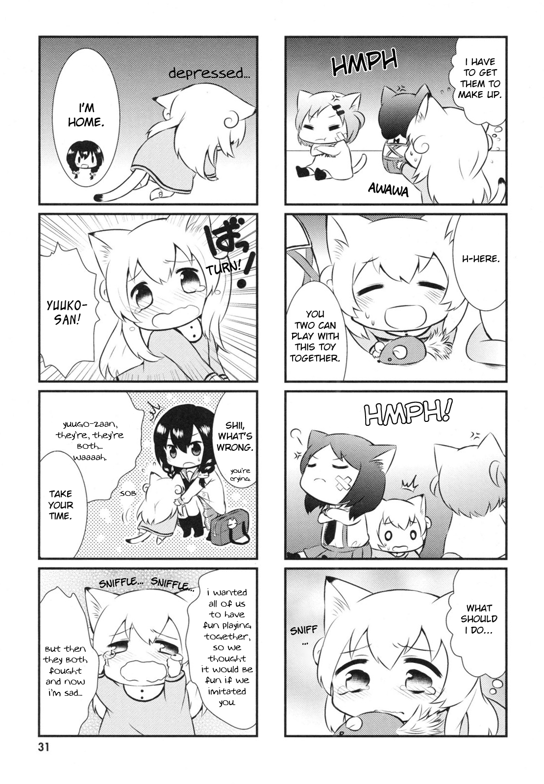 Nyanko Days Chapter 3 page 7 - Chapter 3: The Cats House Sitting