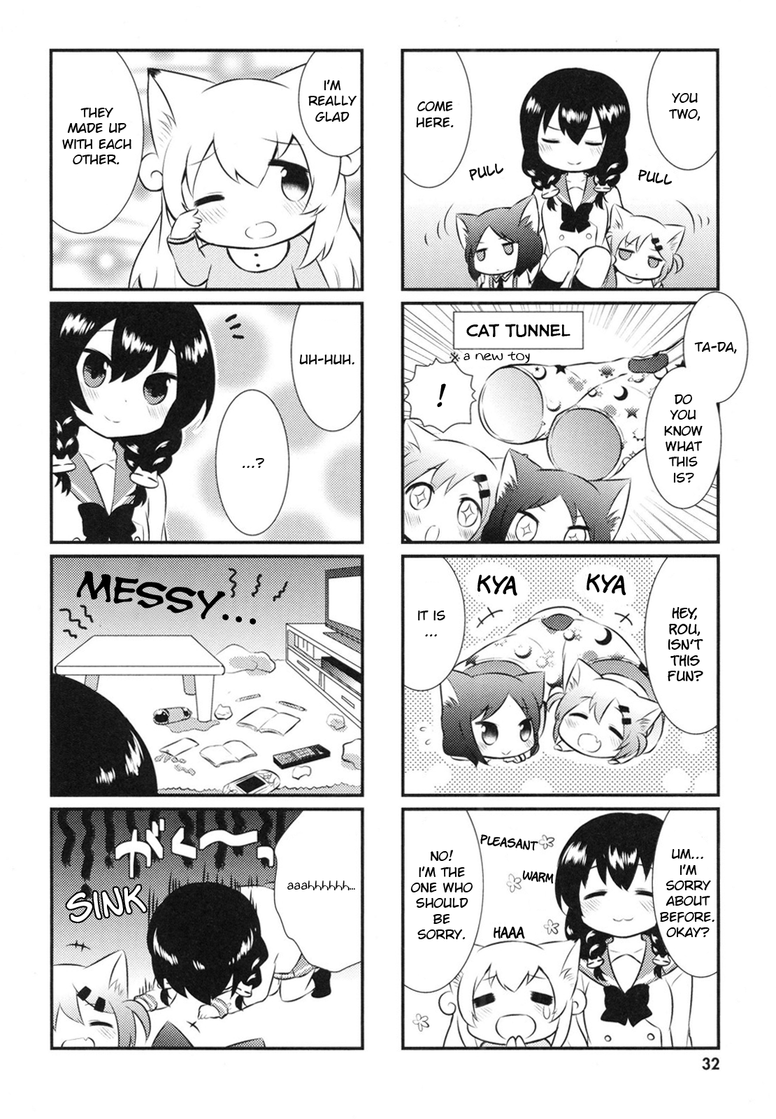 Nyanko Days Chapter 3 page 8 - Chapter 3: The Cats House Sitting