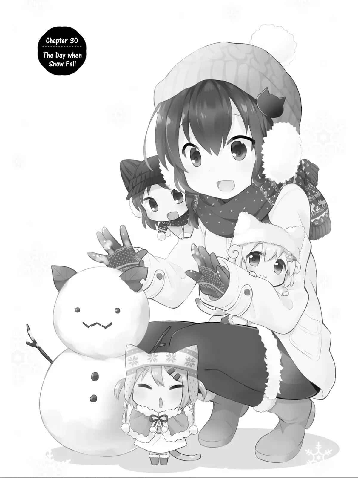 Nyanko Days Chapter 30 page 2 - Chapter 30: The Day when Snow Fell