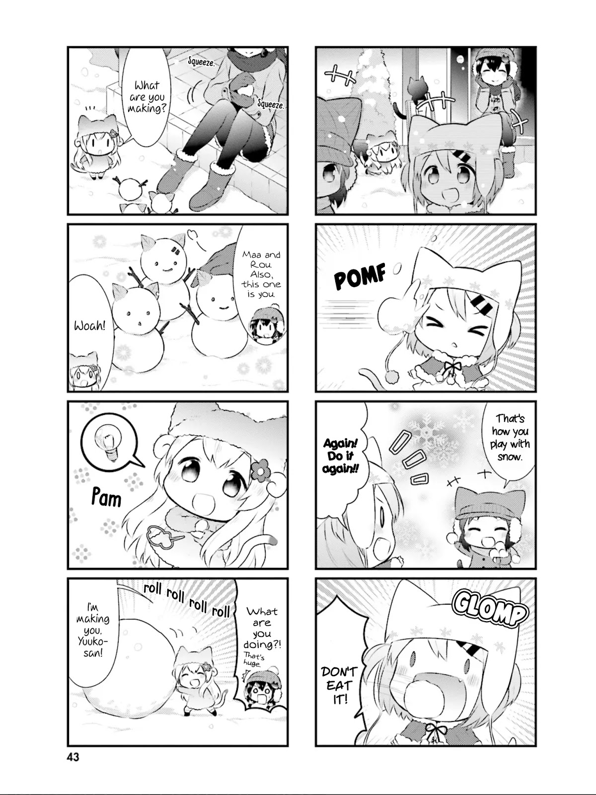 Nyanko Days Chapter 30 page 4 - Chapter 30: The Day when Snow Fell