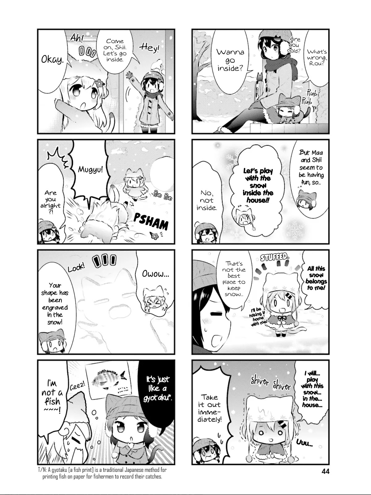 Nyanko Days Chapter 30 page 5 - Chapter 30: The Day when Snow Fell