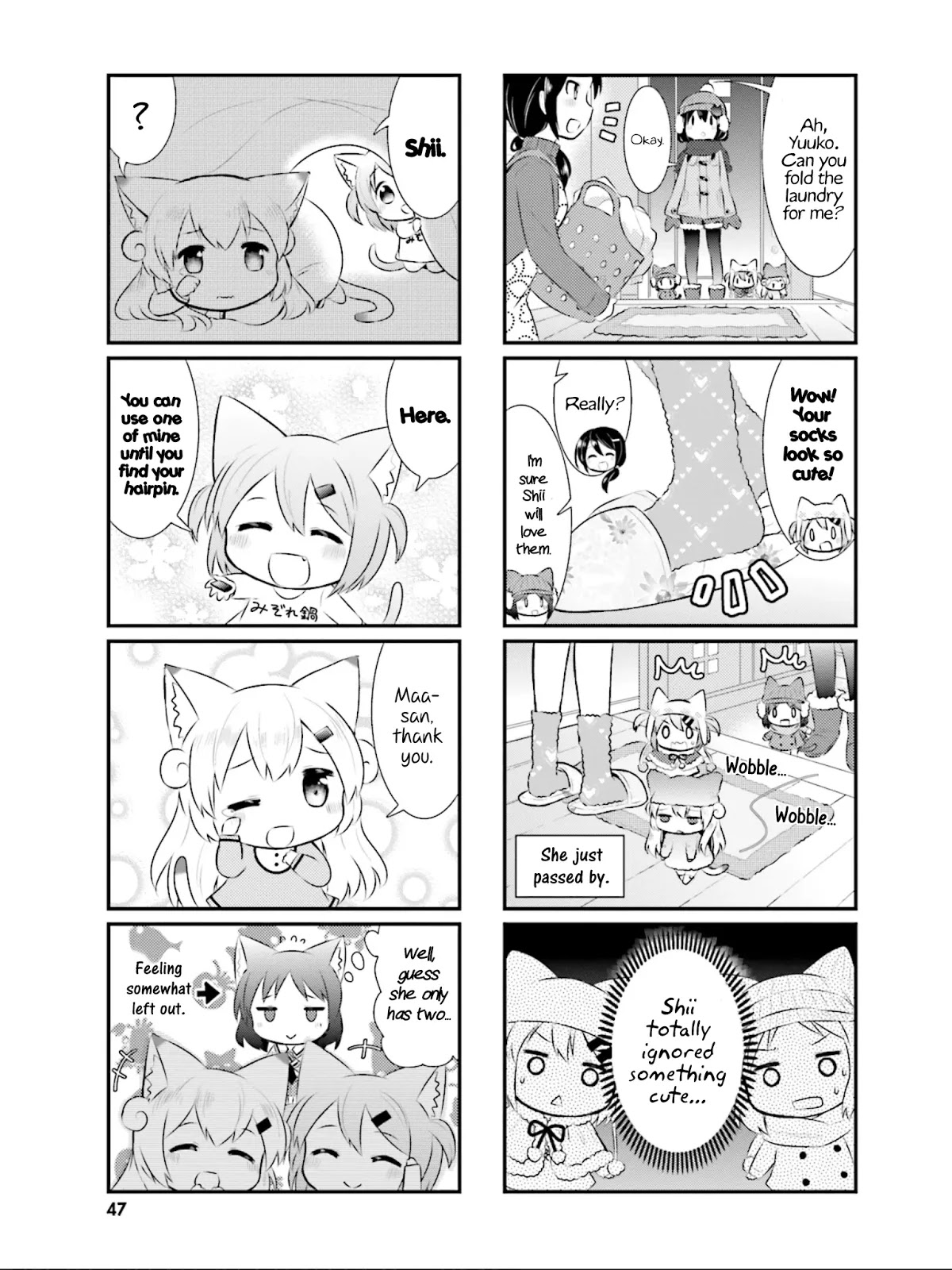 Nyanko Days Chapter 30 page 8 - Chapter 30: The Day when Snow Fell