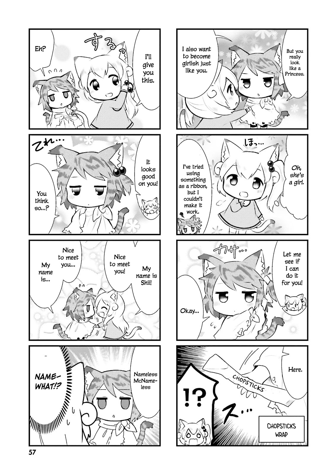 Nyanko Days Chapter 31 page 7 - Chapter 31: Shii and the Wild Cat