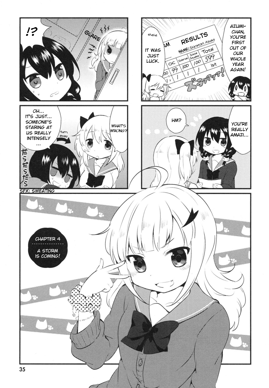 Nyanko Days Chapter 4 page 1 - Chapter 4: A Storm Is Coming!