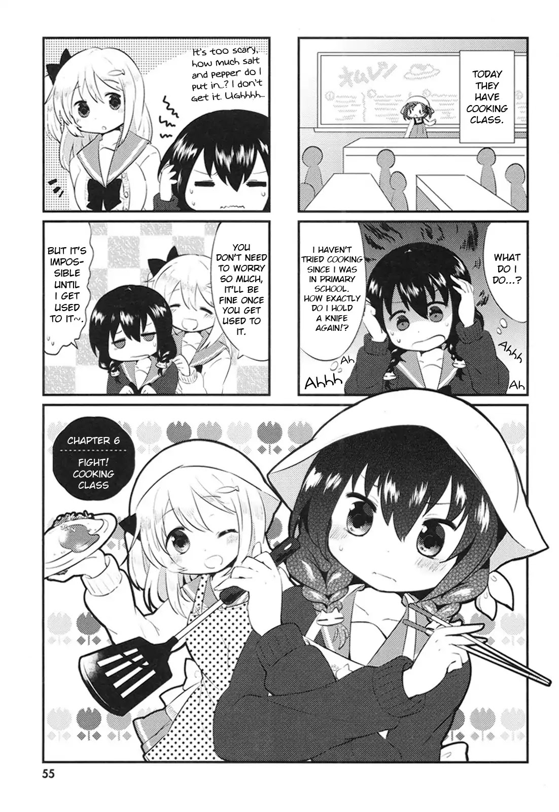 Nyanko Days Chapter 6 page 1 - Chapter 6: Fight! Cooking Class