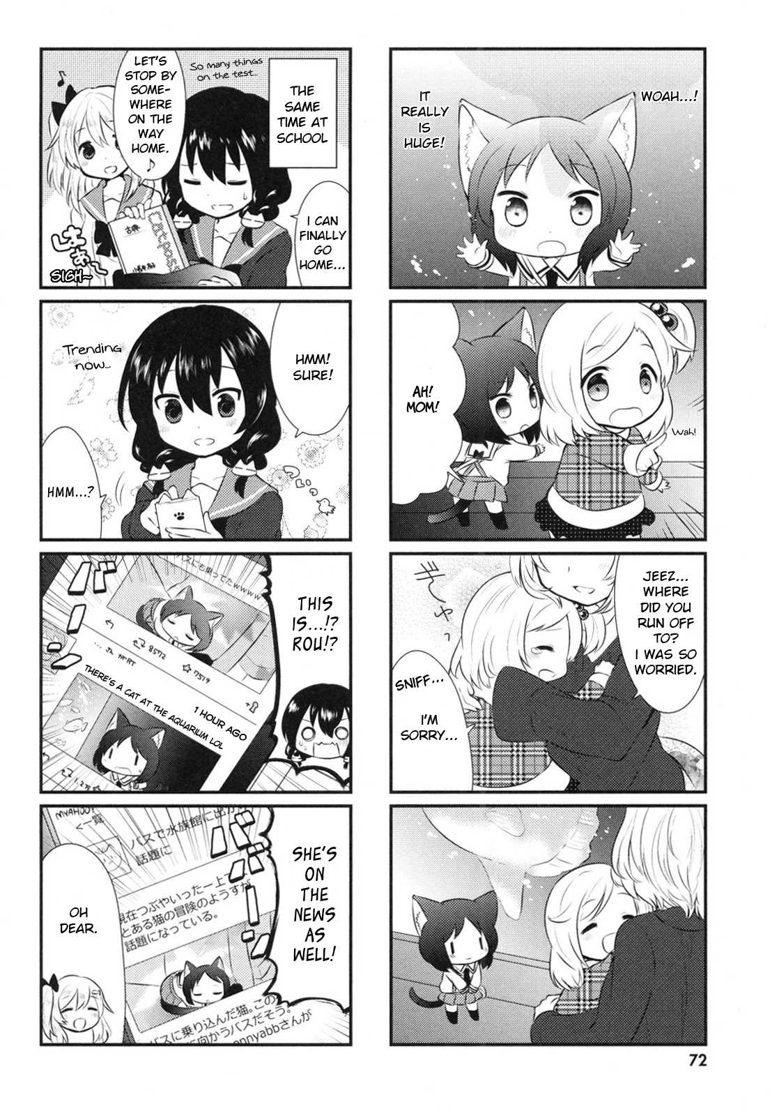 Nyanko Days Chapter 7 page 8 - Chapter 7: Rou's Adventure