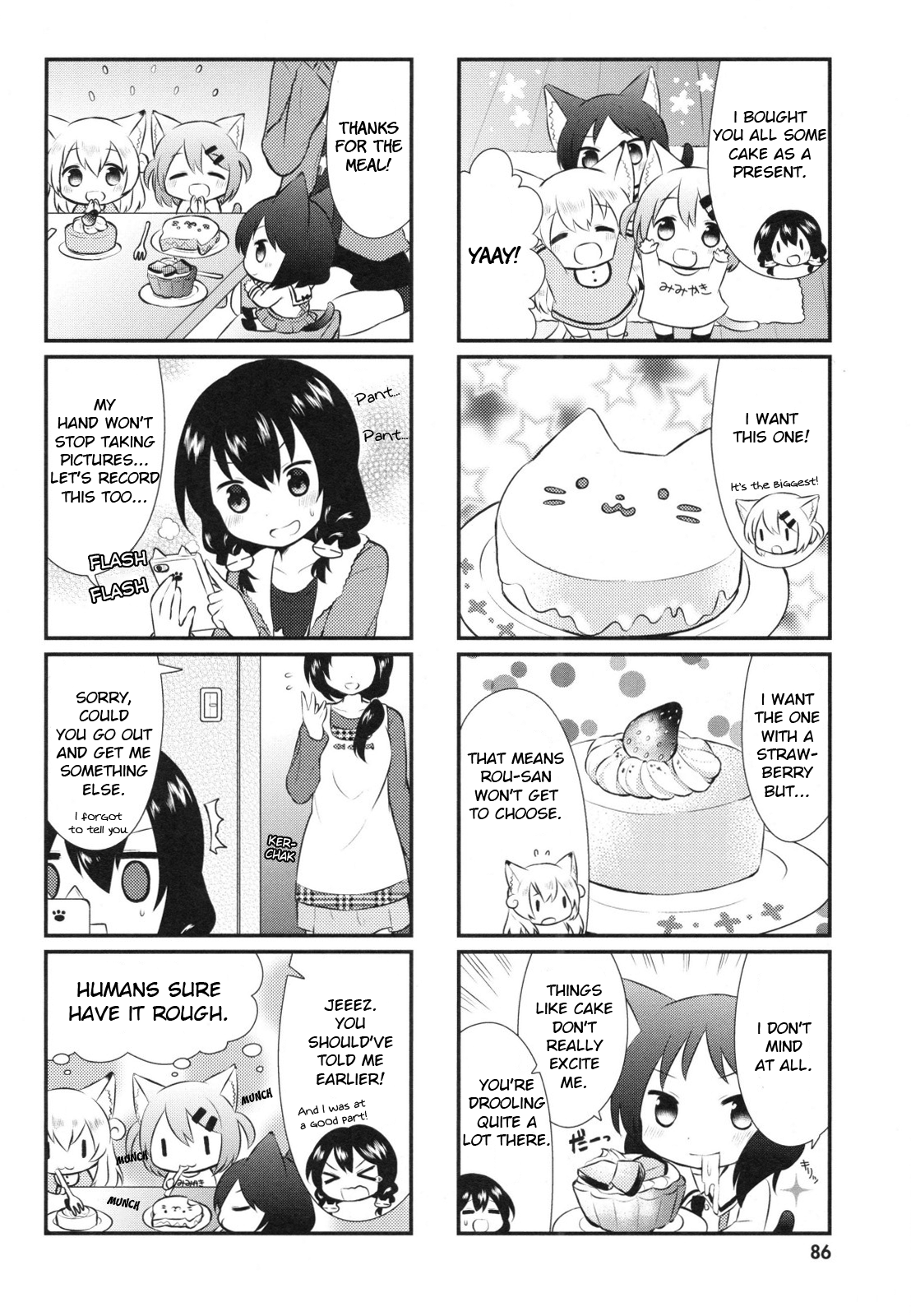 Nyanko Days Chapter 9 page 2 - Chapter 9: Maa and the Raspberries