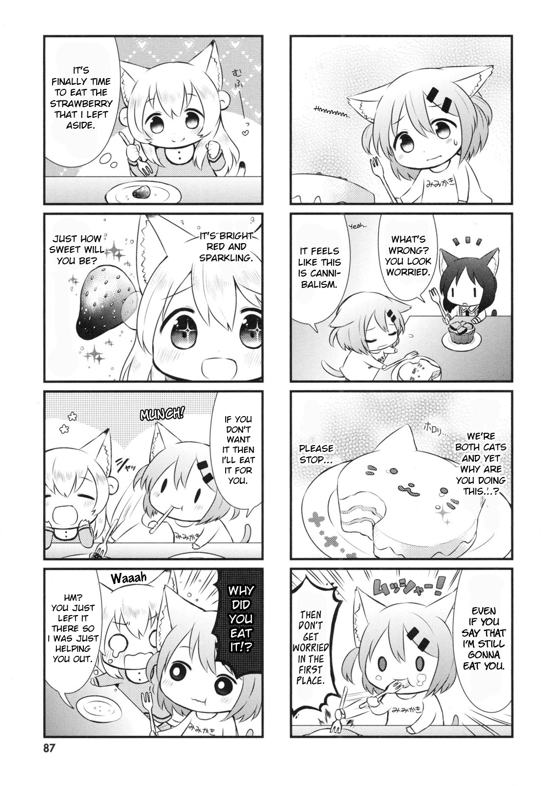 Nyanko Days Chapter 9 page 3 - Chapter 9: Maa and the Raspberries