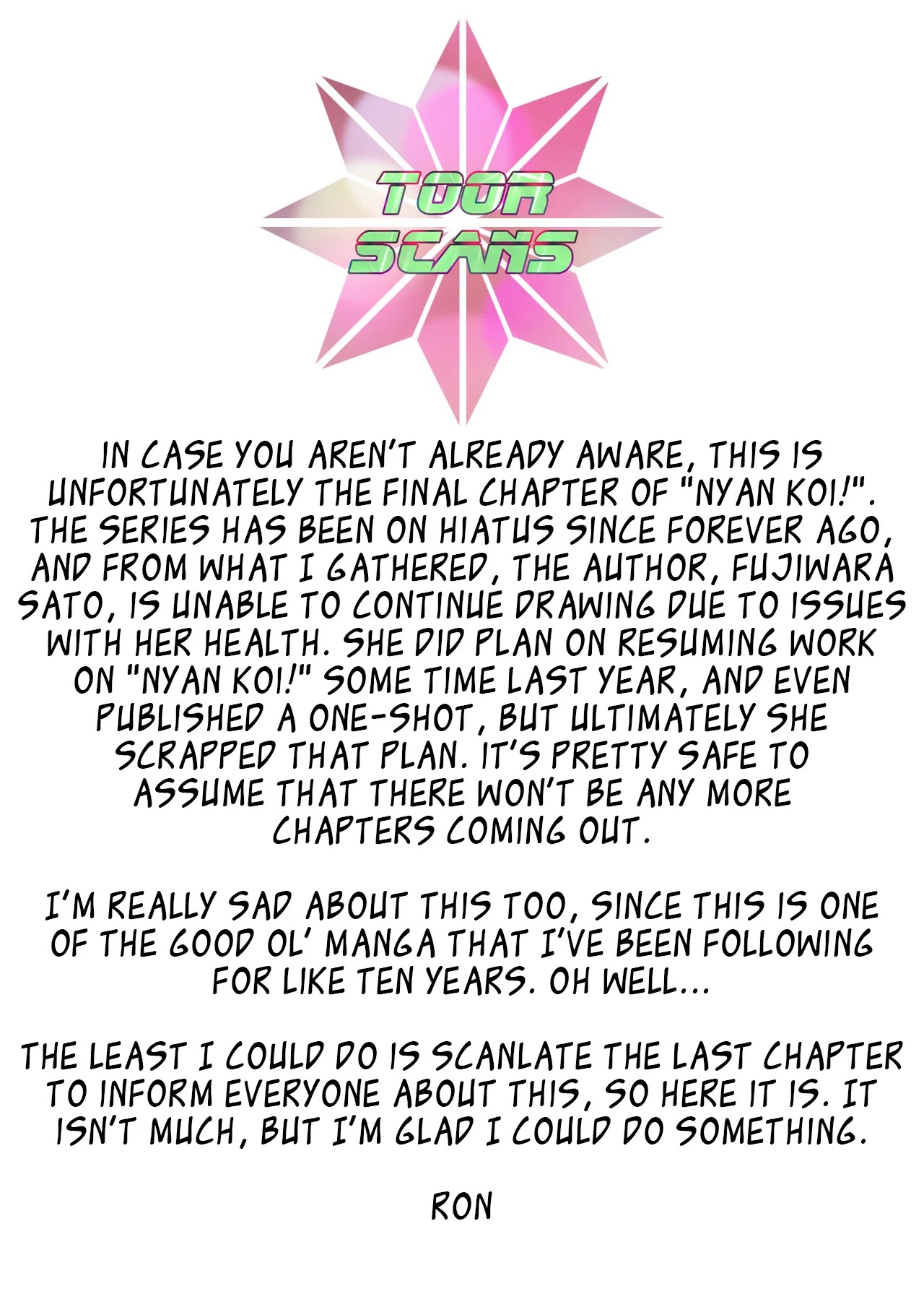 Nyankoi! Chapter 34.5 page 14 - Chapter 34.5: Omake