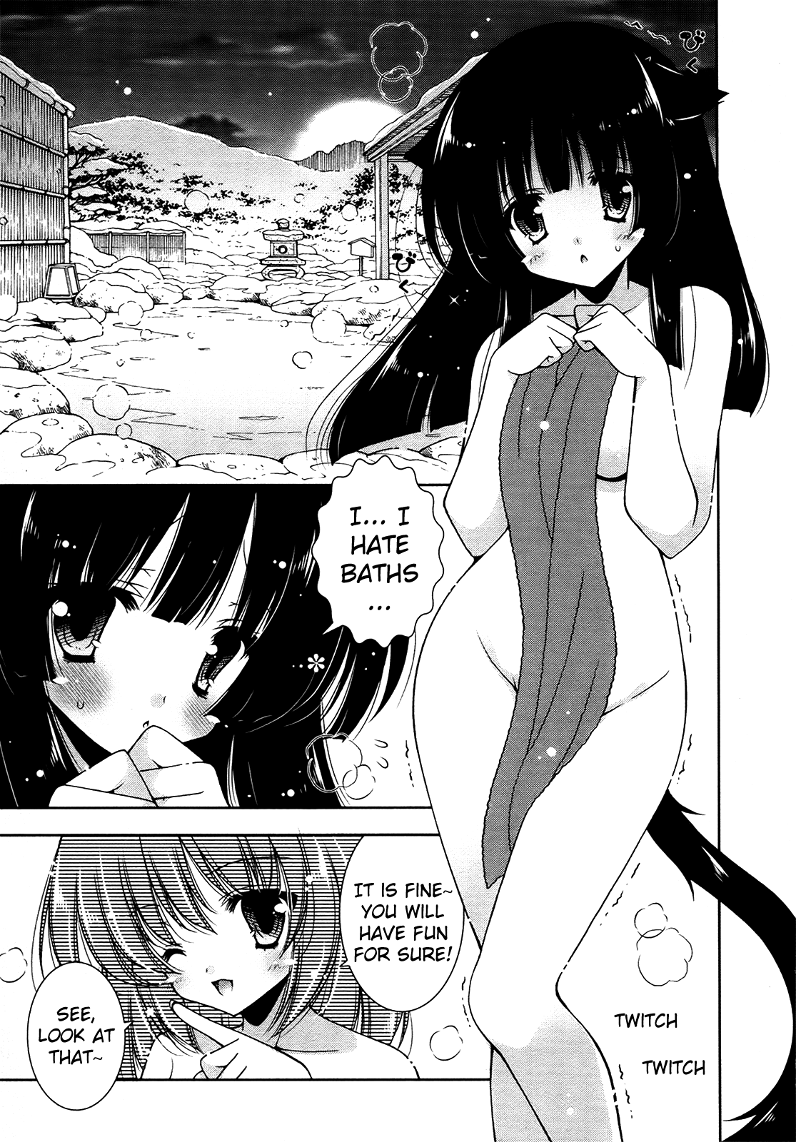 Nyatto! Chapter 10 page 11 - Chapter 10: KuriXXsu Onsen