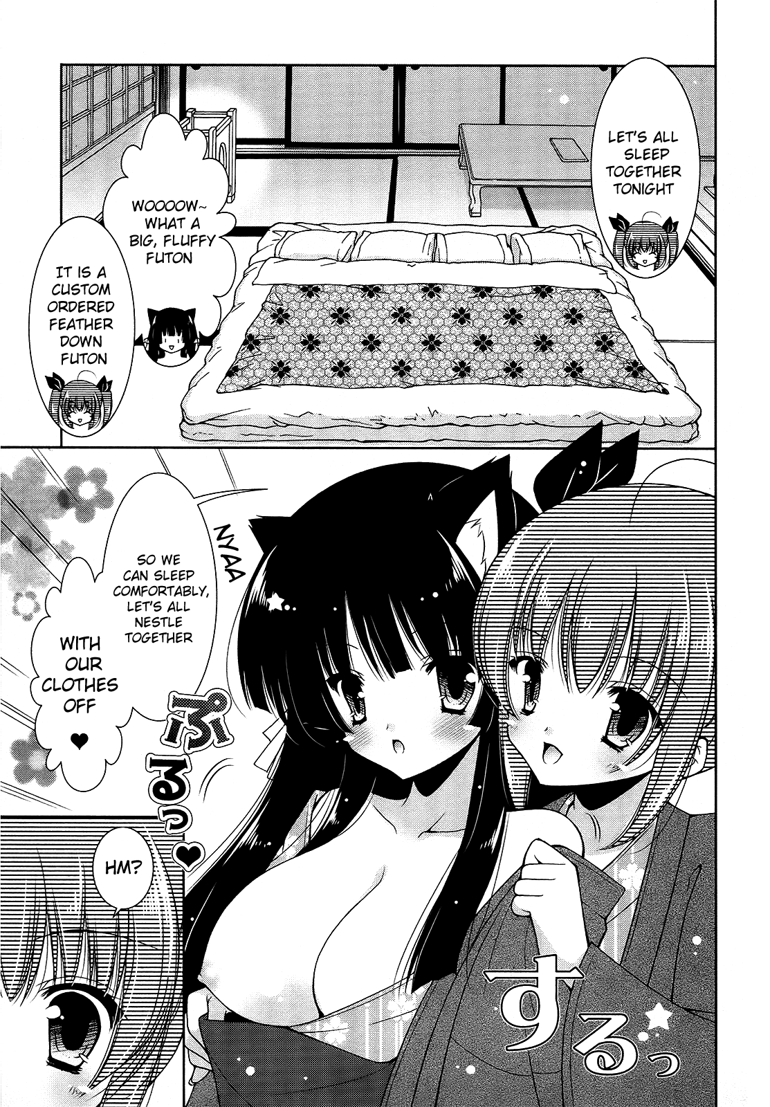 Nyatto! Chapter 10 page 28 - Chapter 10: KuriXXsu Onsen