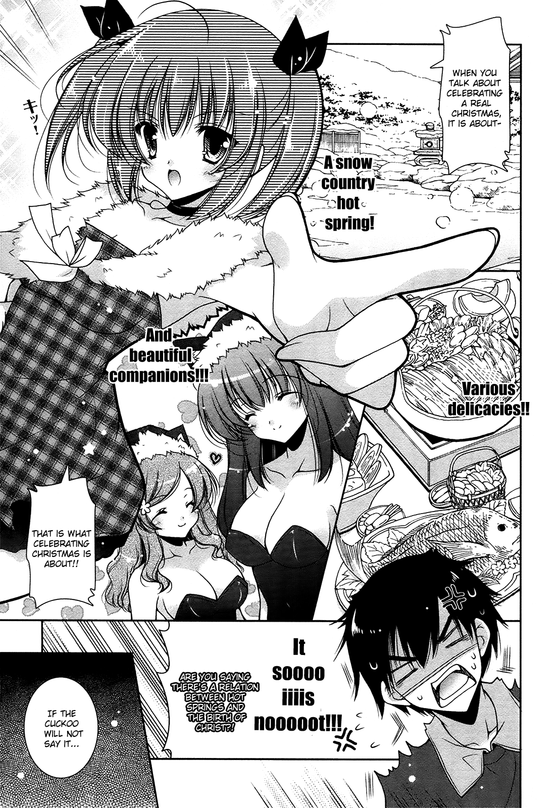Nyatto! Chapter 10 page 7 - Chapter 10: KuriXXsu Onsen